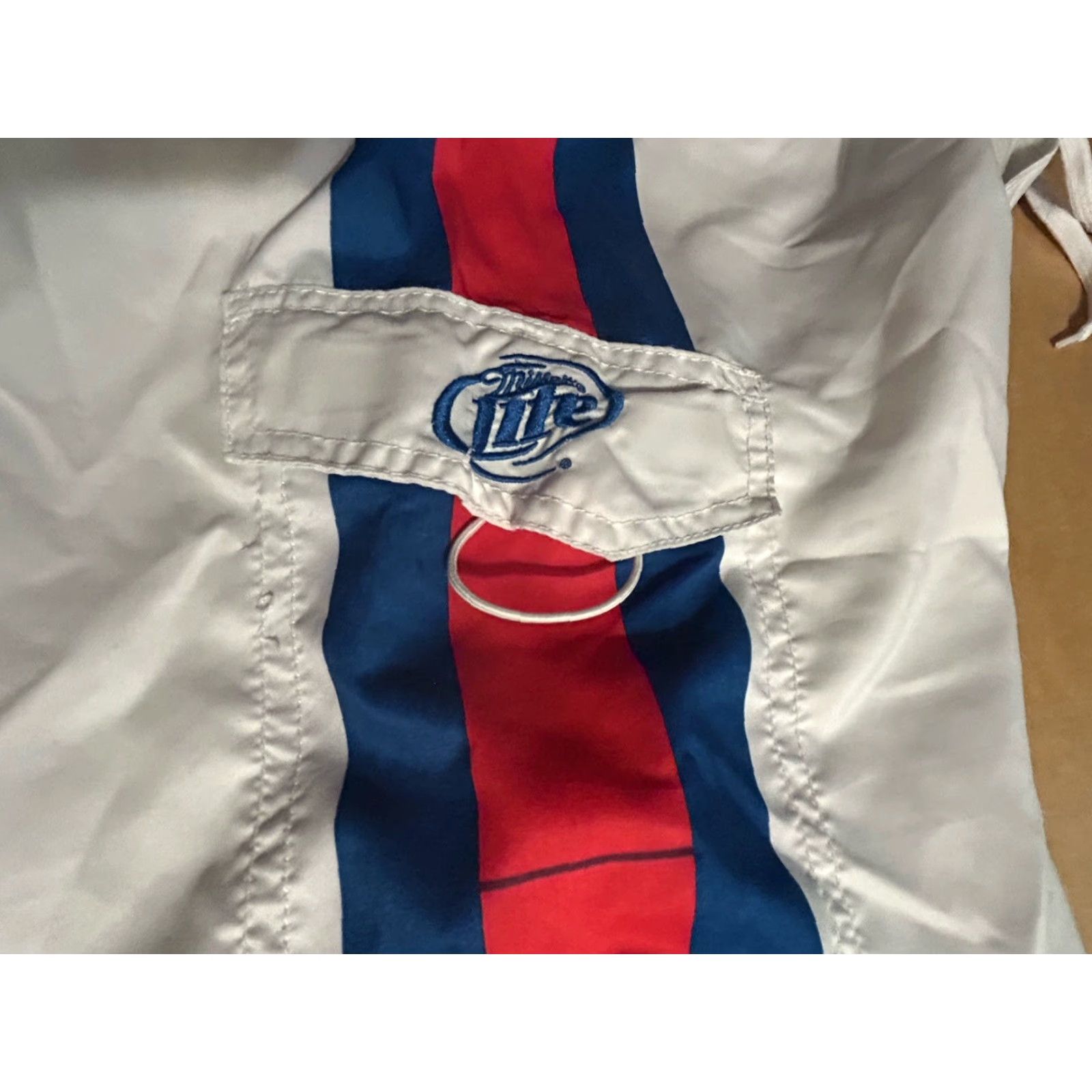 Vintage Miller Lite Swim Trunks Bottom Men 34x10 Pockets Drawstring Beach Surfing Y2K Vintage 2000s Size US 34 / EU 50 - 6 Thumbnail