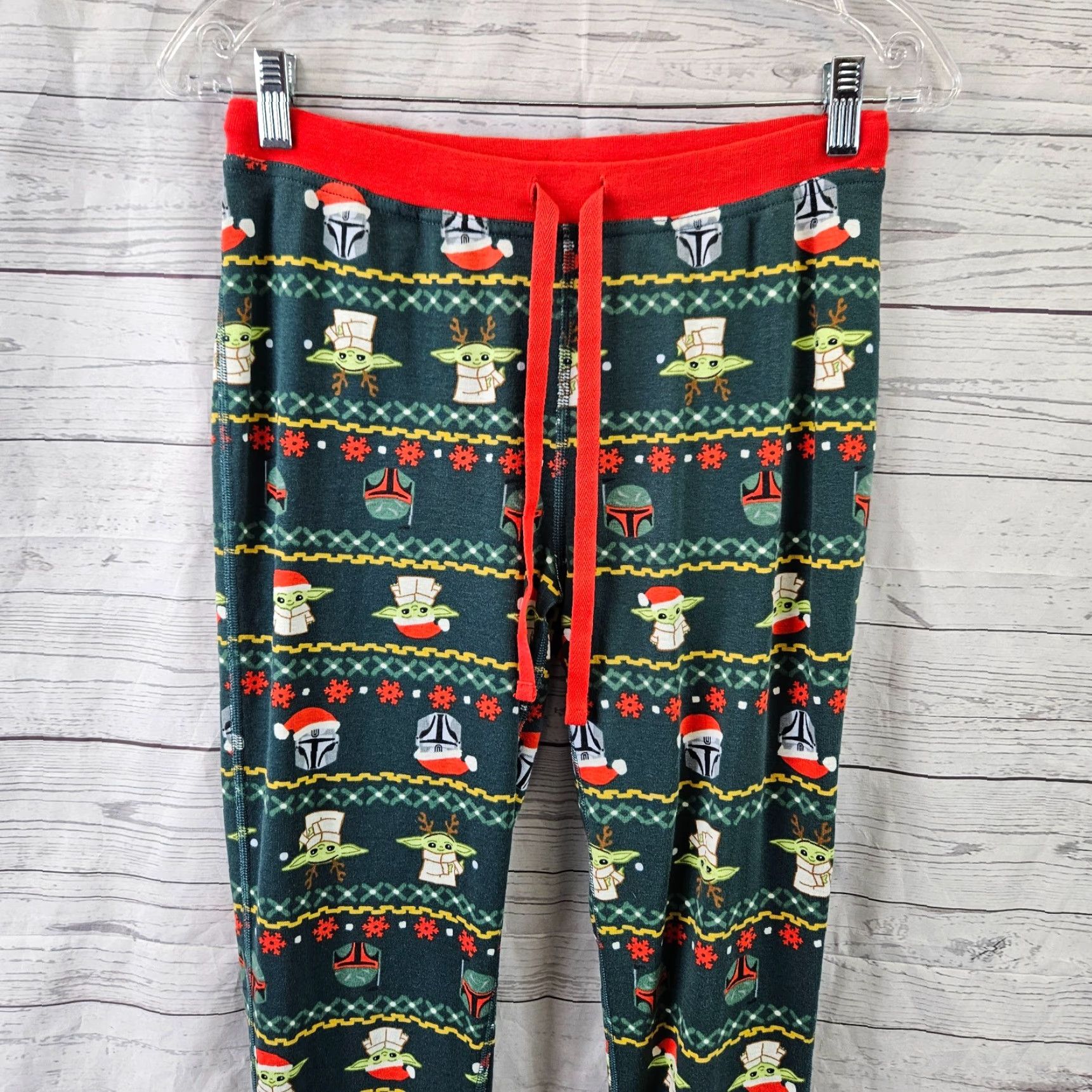 Vintage Hanna Andersson Star Wars Womens Pajama Pants S Red Green Pajama Pants Womens Star Wars Hanna Andersson Mens? Size 28" / US 6 / IT 42 - 2 Thumbnail