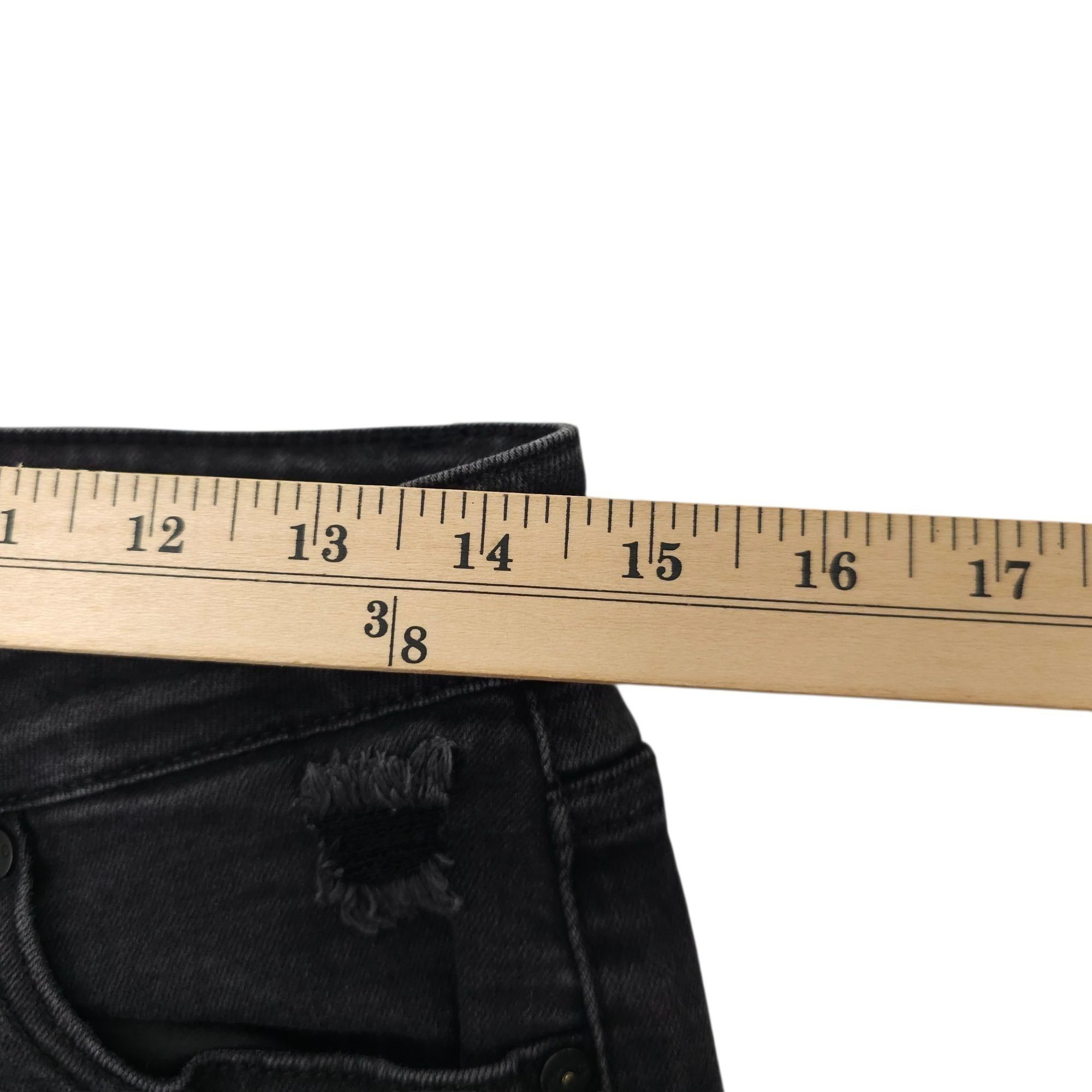 Kancan USA KanCan Distressed Ripped Ankle Skinny Jeans Womens 9 Size 29" - 13 Thumbnail