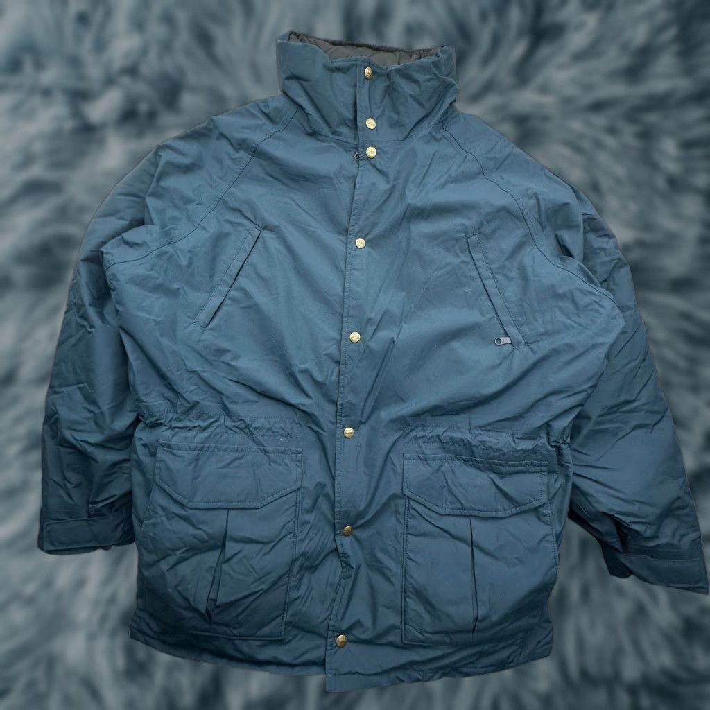 Vintage VINTAGE L.L. Bean Maine Wardens Parka Gore-Tex Jacket Mens XL Blue Parka Jacket Zip NO HOOD 80s 90s Mens Size US XL / EU 56 / 4 - 1 Thumbnail