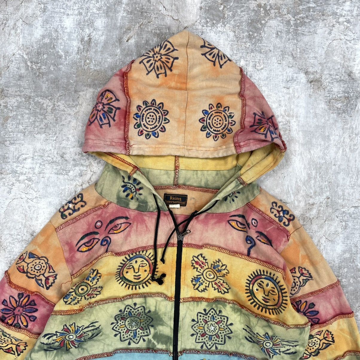 Japanese Brand × Vintage VINTAGE NEPAL HIPPY PATCHWORK ZIP HOODIE JACKET Y2K Size US XS / EU 42 / 0 - 2 Thumbnail