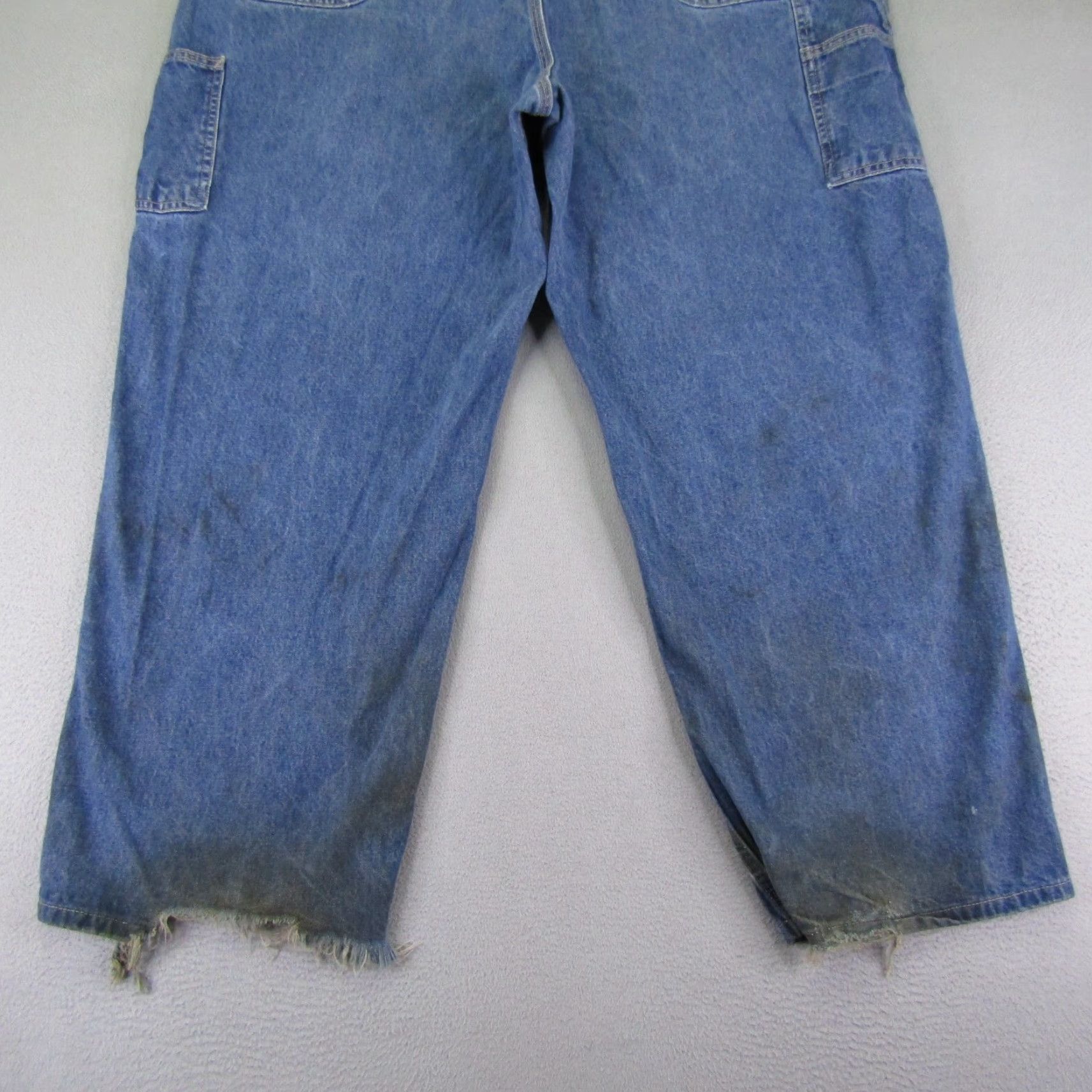 Carhartt Carhartt Jeans Men 46x30 FR Flame-Resistant Denim Jeans Big & Tall Blue Cotton Denim Pockets Logo Zipper Button Outdoor Jeans Mens Size US 44 / EU 60 - 6 Thumbnail