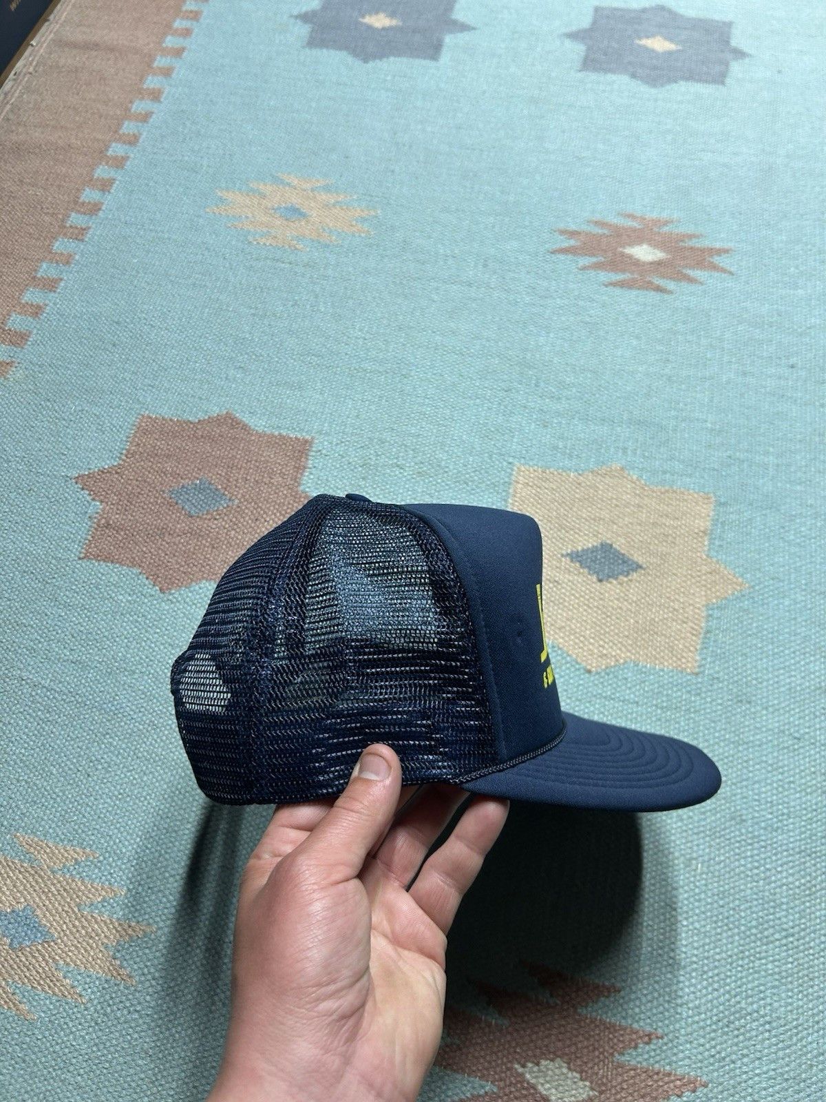 Vintage Vtg trucker hat Serenus Johnson & Son Construction Michigan Size ONE SIZE - 8 Thumbnail
