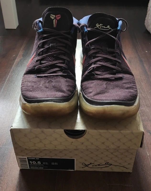 Nike Nike Kobe AD Mid Port Wine Basketball Sneaker 28,5 cm Size US 10.5 / EU 43-44 - 1 Thumbnail