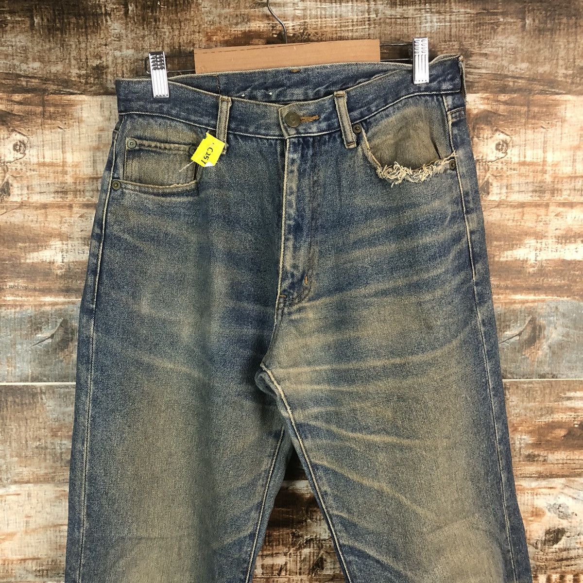 Japanese Brand DL Japanese Brand Blue Denim Pants #C257 Size US 30 / EU 46 - 4 Thumbnail