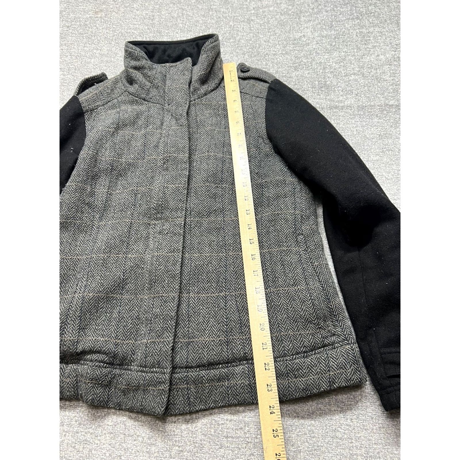 Prana VINTAGE Prana Jacket Womens S Puffer Full Zip Up Coat Outdoors Gray Black Size S / US 4 / IT 40 - 3 Thumbnail