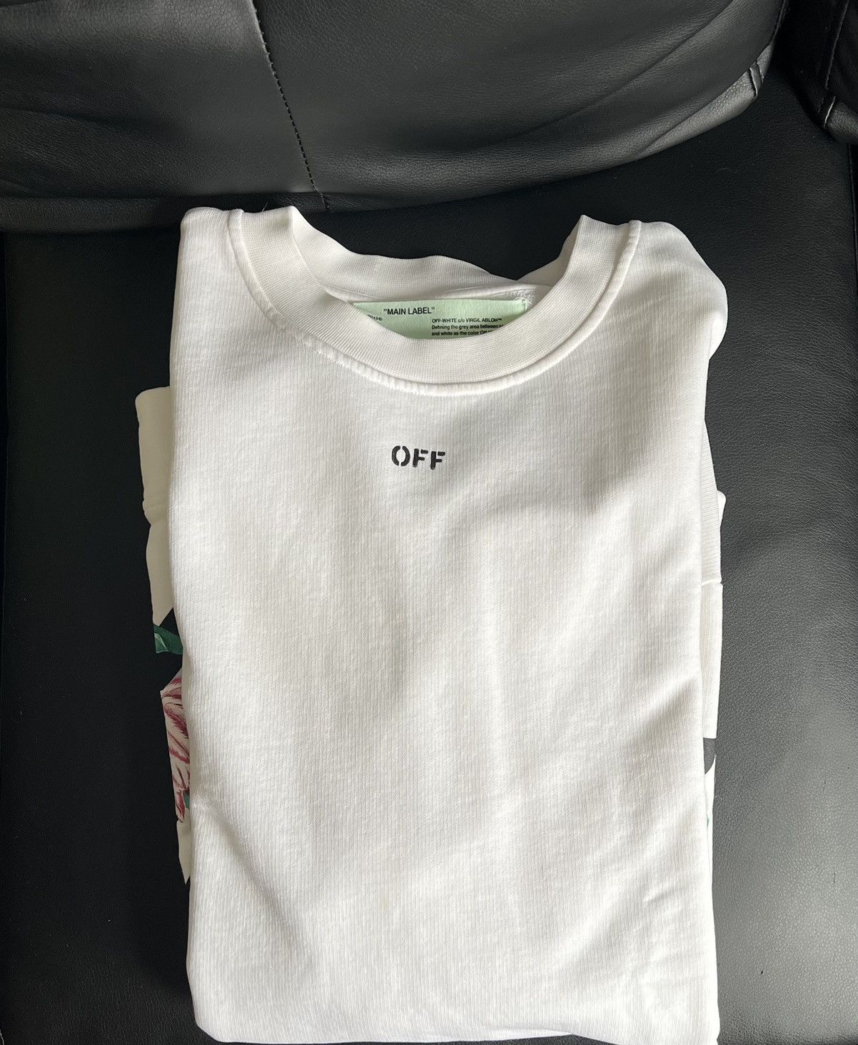 Off-White Off-White 2013 Floral Arrows Logo White Crewneck Size US M / EU 48-50 / 2 - 2 Thumbnail