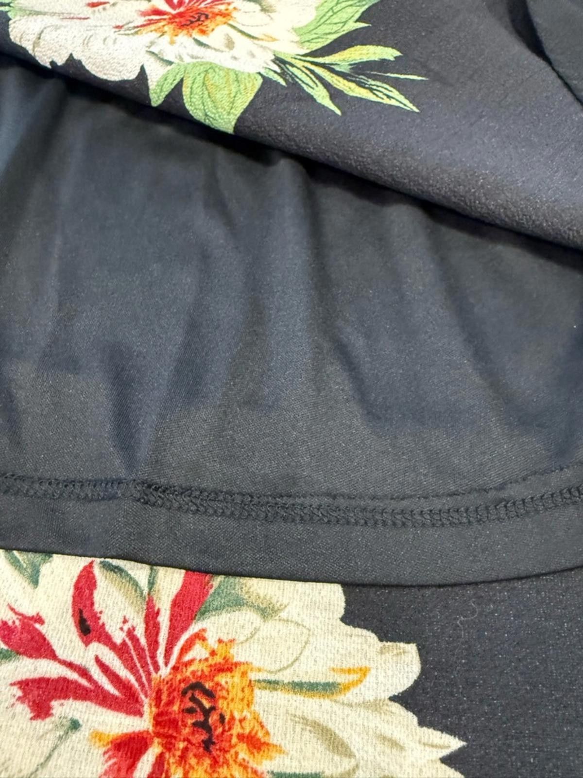 Other Jodifl floral midi cold shoulder black dress SZ SM Size S / US 4 / IT 40 - 6 Thumbnail