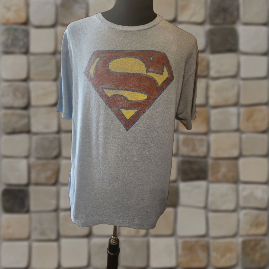 Logo 7 Superman Logo T-Shirt Men’s Blue Short Sleeve XL Crew Neck Graphic Tee Size US XL / EU 56 / 4 - 1 Thumbnail