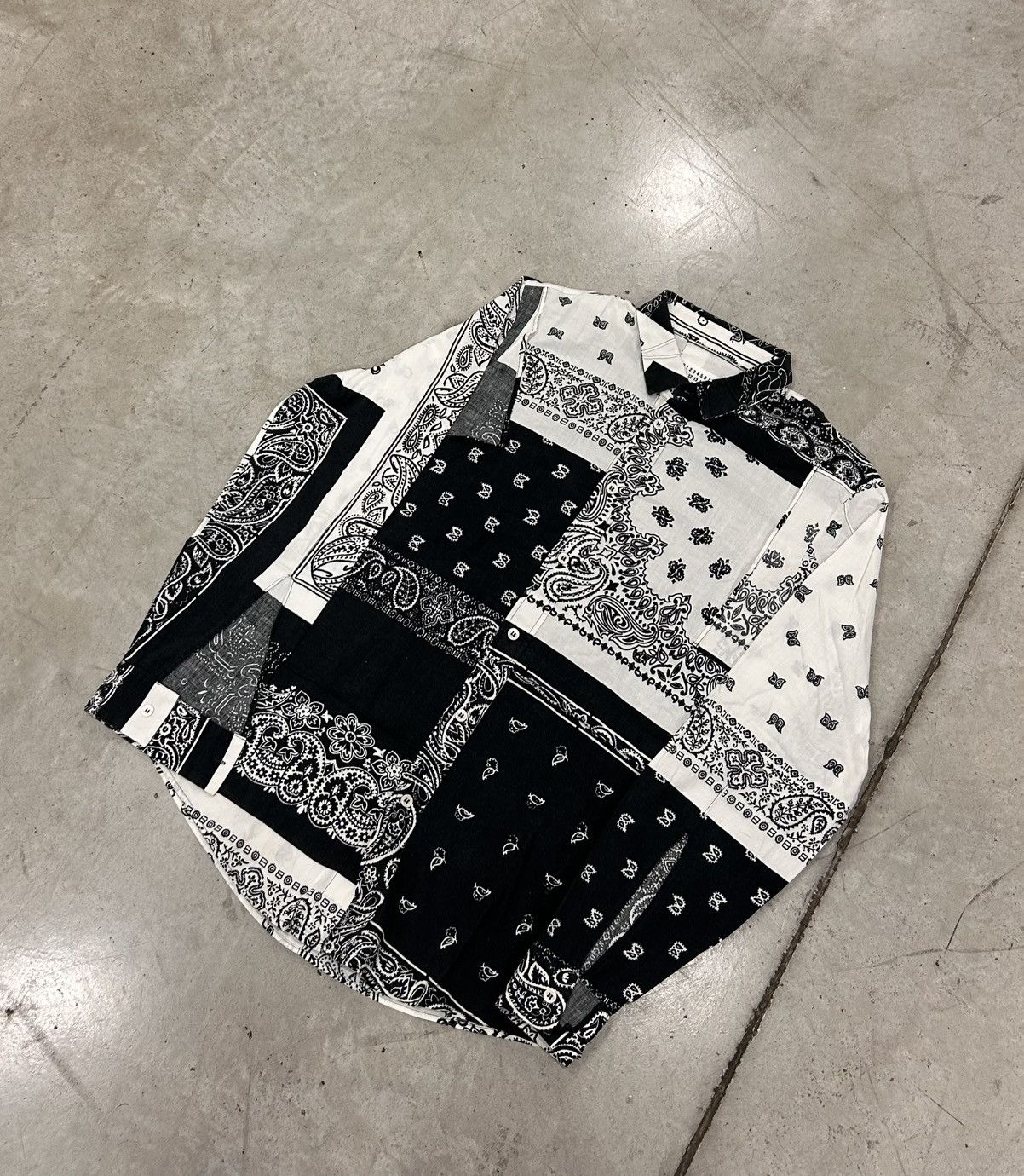 Maison Margiela Margiela 2012 Paisley / Patchwork Shirt [ Runway - Artisanal Size US M / EU 48-50 / 2 - 1 Thumbnail