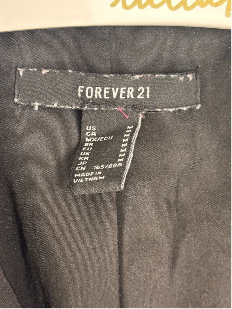 Forever 21 Women's Forever 21 Black Blazer Size L Size L / US 10 / IT 46 - 10 Thumbnail