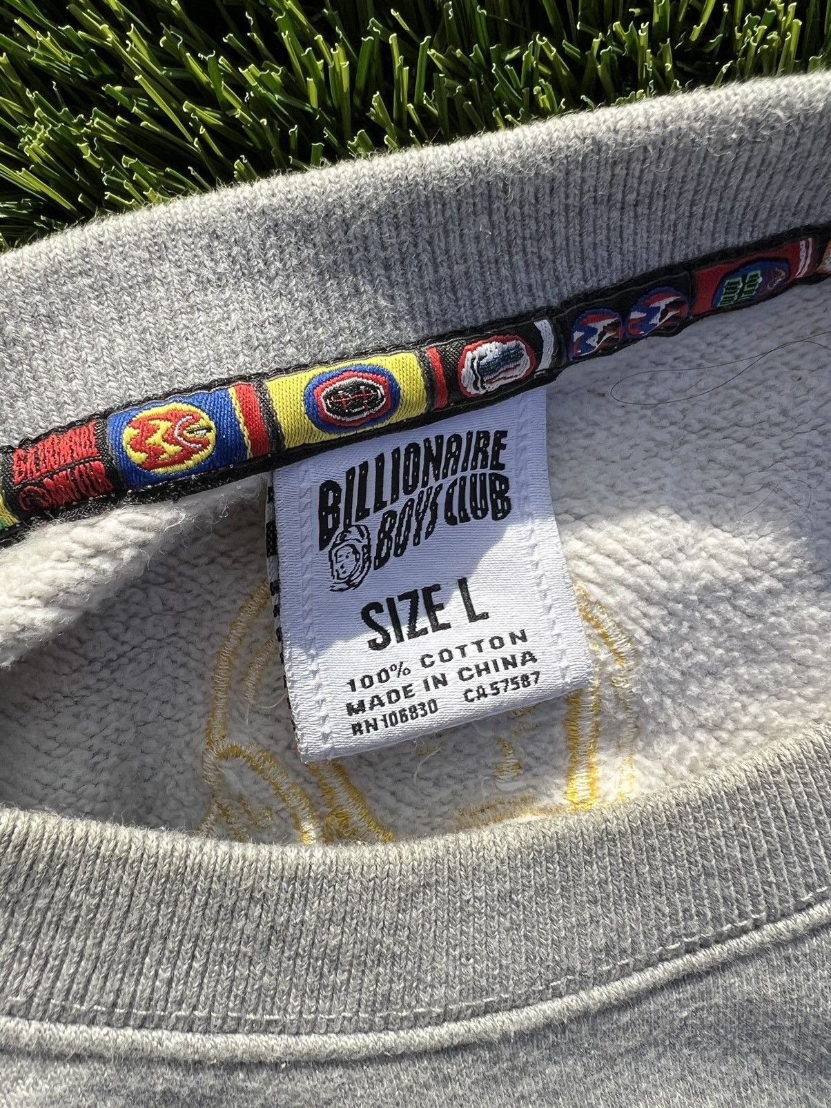 Billionaire Boys Club × Pharrell Billionaire Boys Club Grey sweater Size US L / EU 52-54 / 3 - 3 Thumbnail