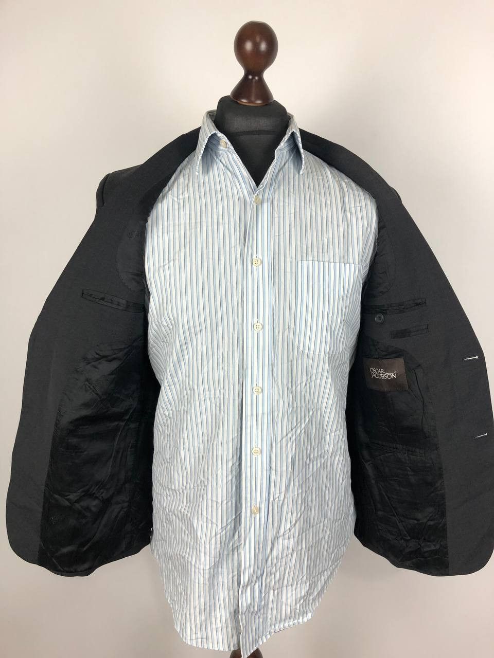 Designer × Oscar Jacobson Oscar Jacobson Floyd Suit Blazer/Pants Gray size 96 Size 38R - 7 Thumbnail