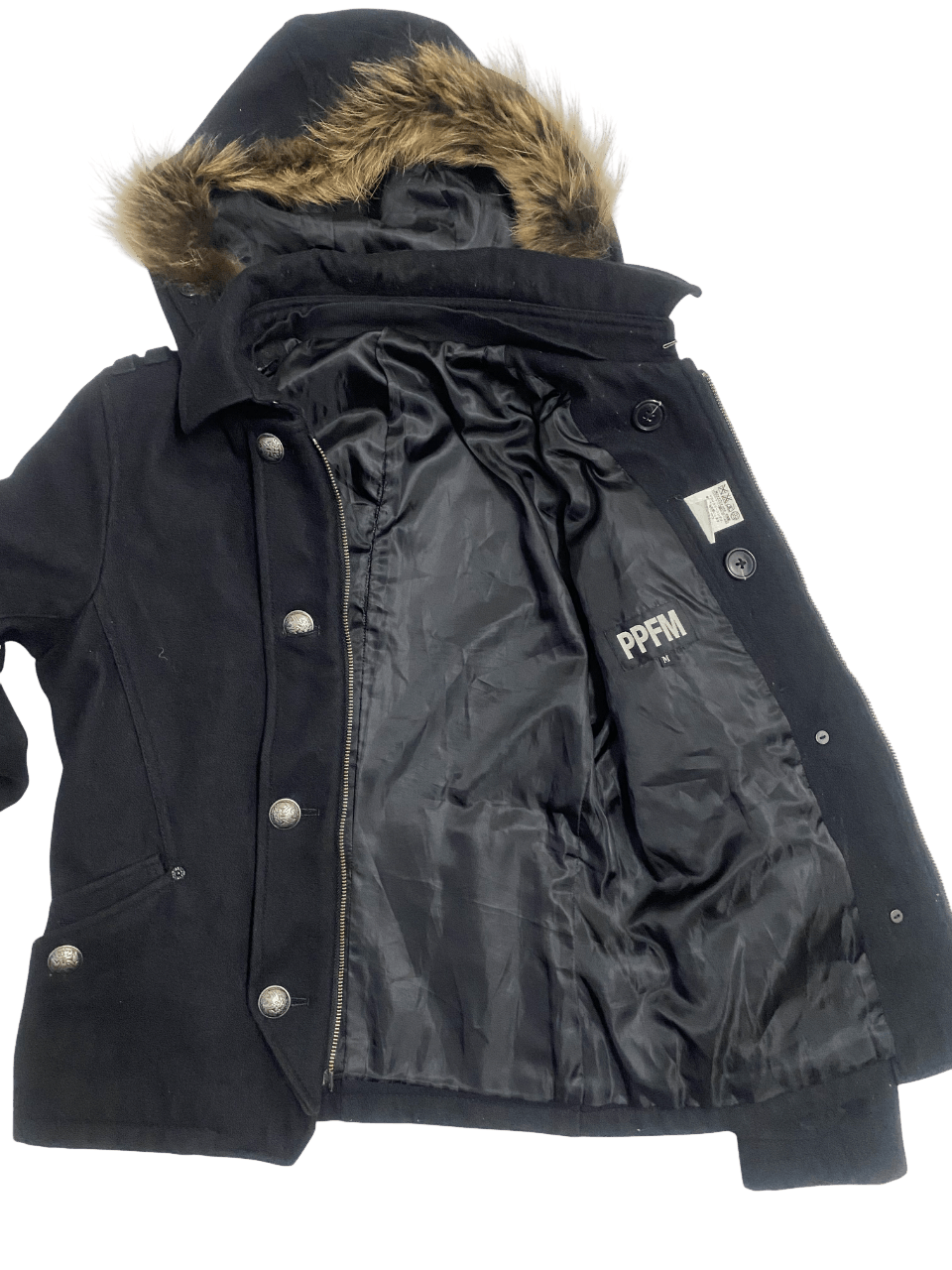 PPFM AW17 PPFM Wool Fur Hoodie Jacket Size US M / EU 48-50 / 2 - 5 Thumbnail