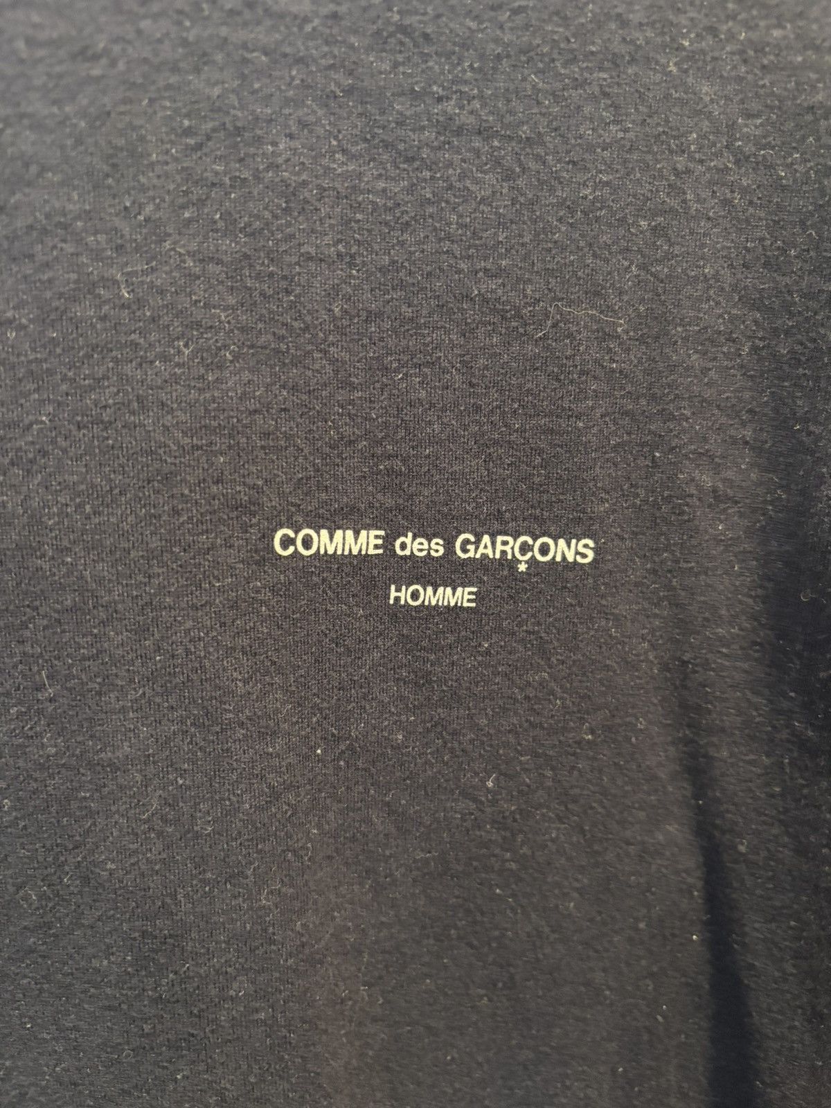 Comme des Garcons Homme Comme Des Garçon Homme Navy Blue T-Shirt 👕 Size US S / EU 44-46 / 1 - 4 Thumbnail