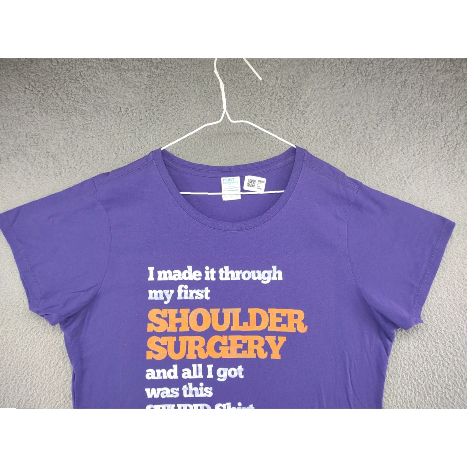 Port & Company Port & Company Got through Shoulder Surgery Recovery T-Shirt 2XL Purple Unisex Adults XS? 2XL? (adjusted) Size US XXL / EU 58 / 5 - 4 Thumbnail