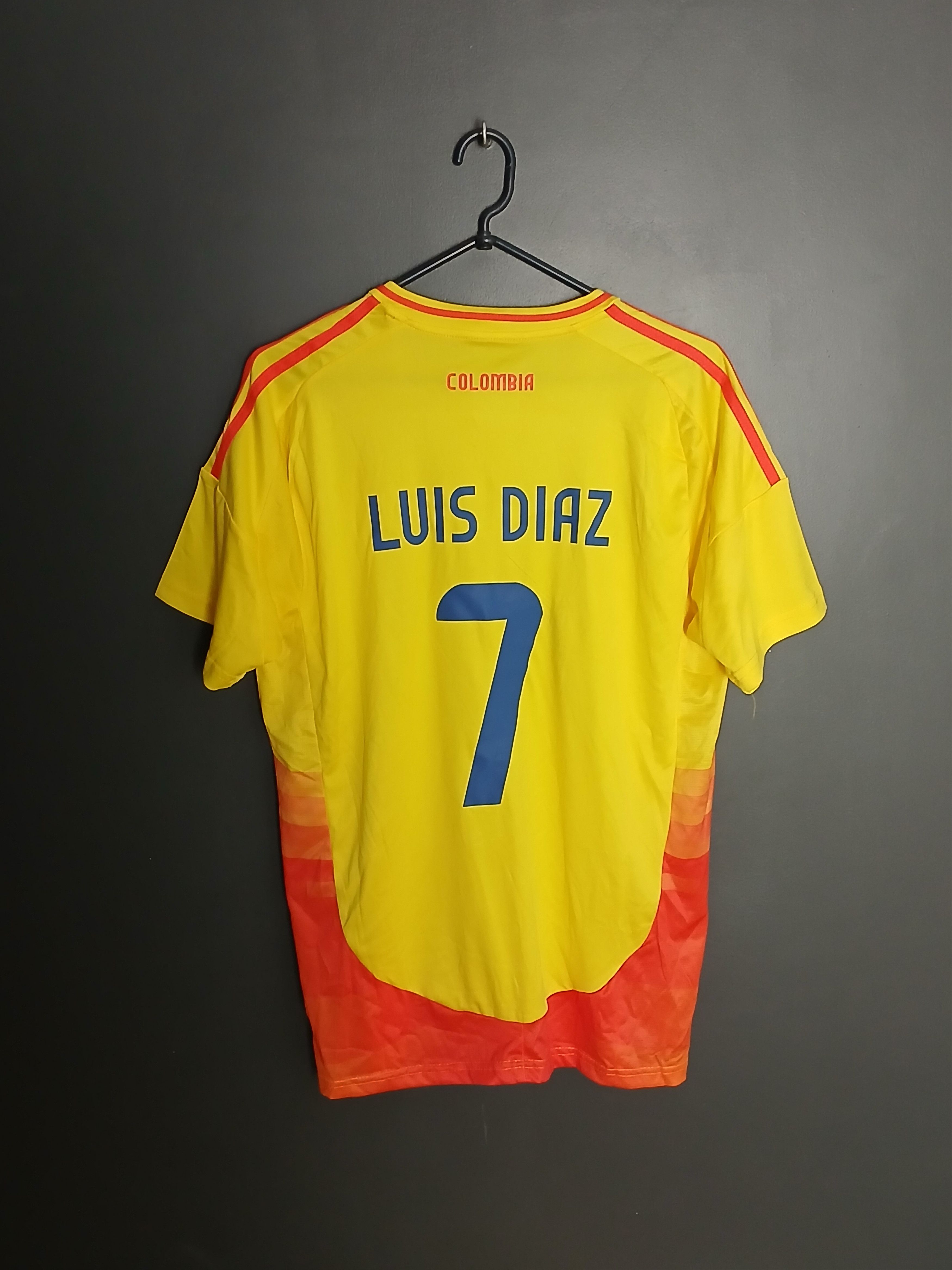 Other Colombia 24/25 Home Luis Diaz Football Jersey T-Shirt Size US XL / EU 56 / 4 - 1 Thumbnail