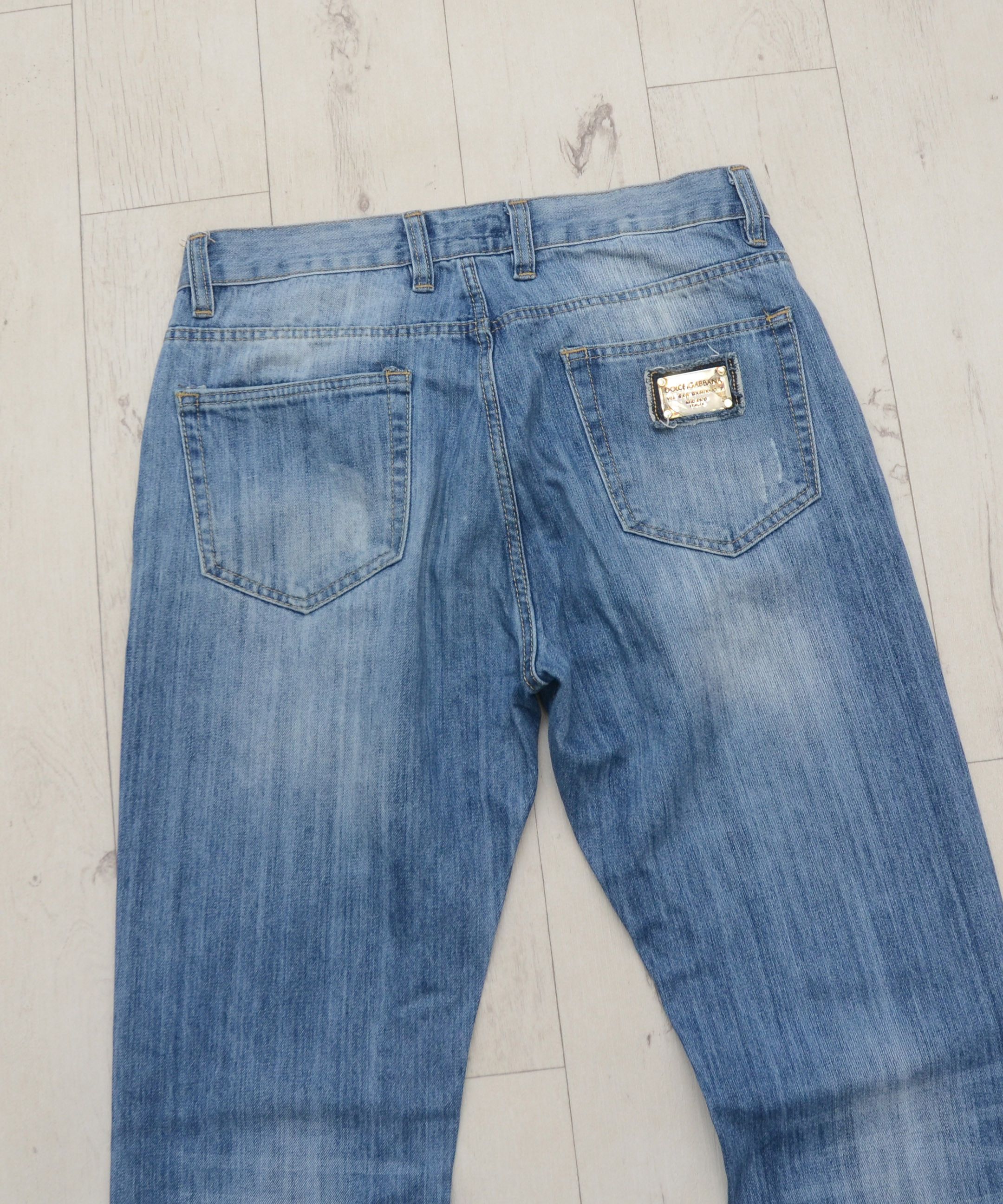 Dolce & Gabbana × Vintage Vintage Dolce & Gabbana 14 Distressed Denim Jeans Size US 34 / EU 50 - 10 Thumbnail