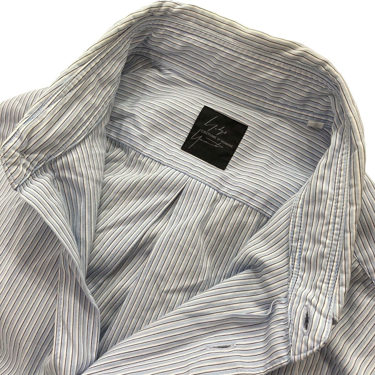 Yohji Yamamoto yohji yamamoto Stripe Shirt HC-B83-052 Size US L / EU 52-54 / 3 - 6 Thumbnail