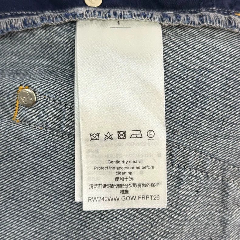 Louis Vuitton Louis Vuitton Washed blue printed leather label jeans 2505- Size US 38 / EU 54 - 6 Thumbnail