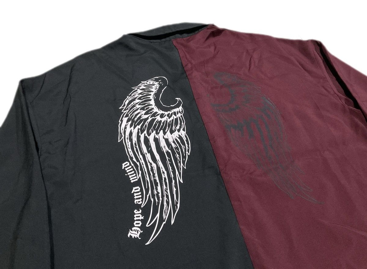 If Six Was Nine × Japanese Brand × Le Grande Bleu (L.G.B.) 🔥Sick Y2K Japanese Brand Wings Shirt Goth Punk Size US L / EU 52-54 / 3 - 2 Thumbnail