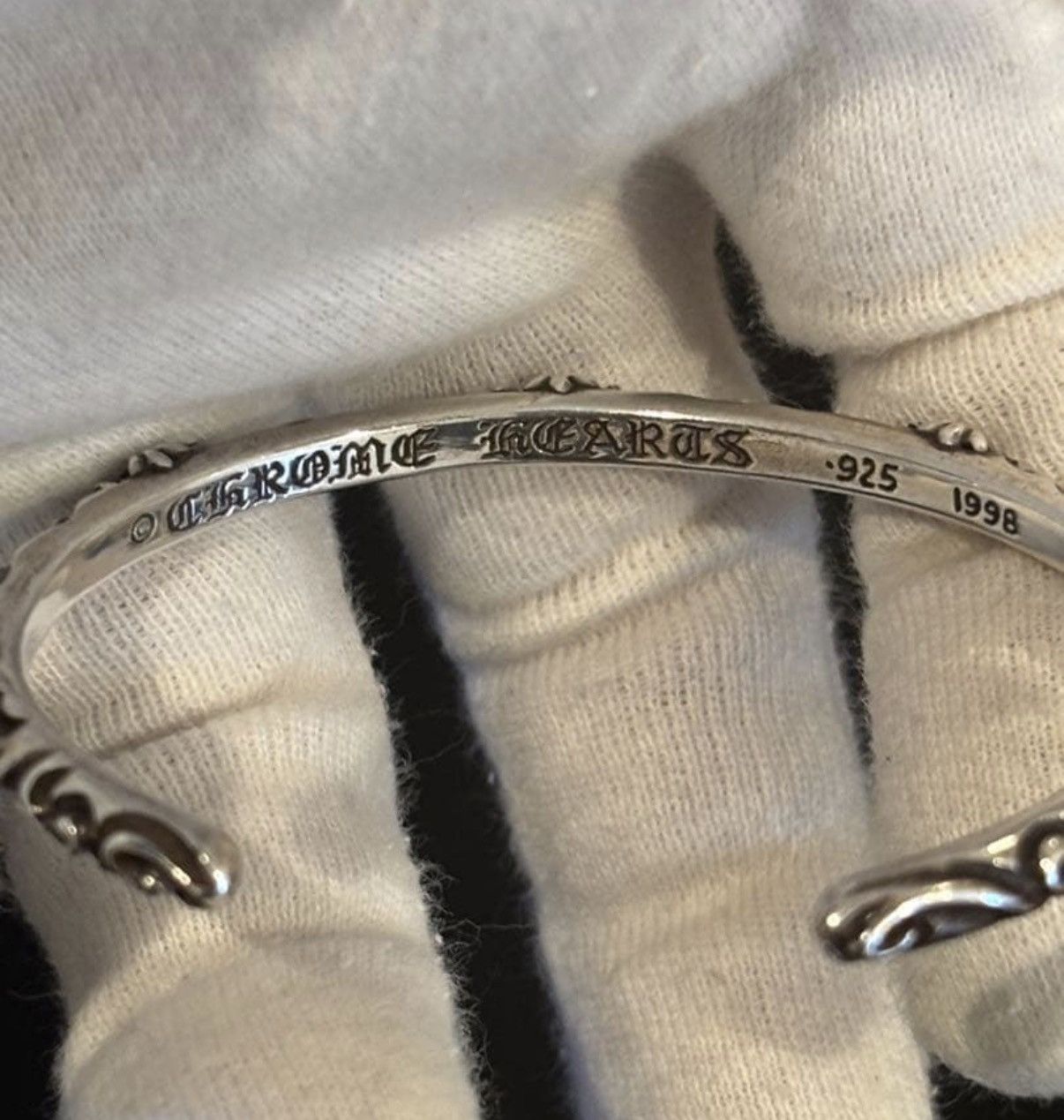 Chrome Hearts Chrome Hearts SBT Band Bangle Bracelet Size ONE SIZE - 4 Thumbnail