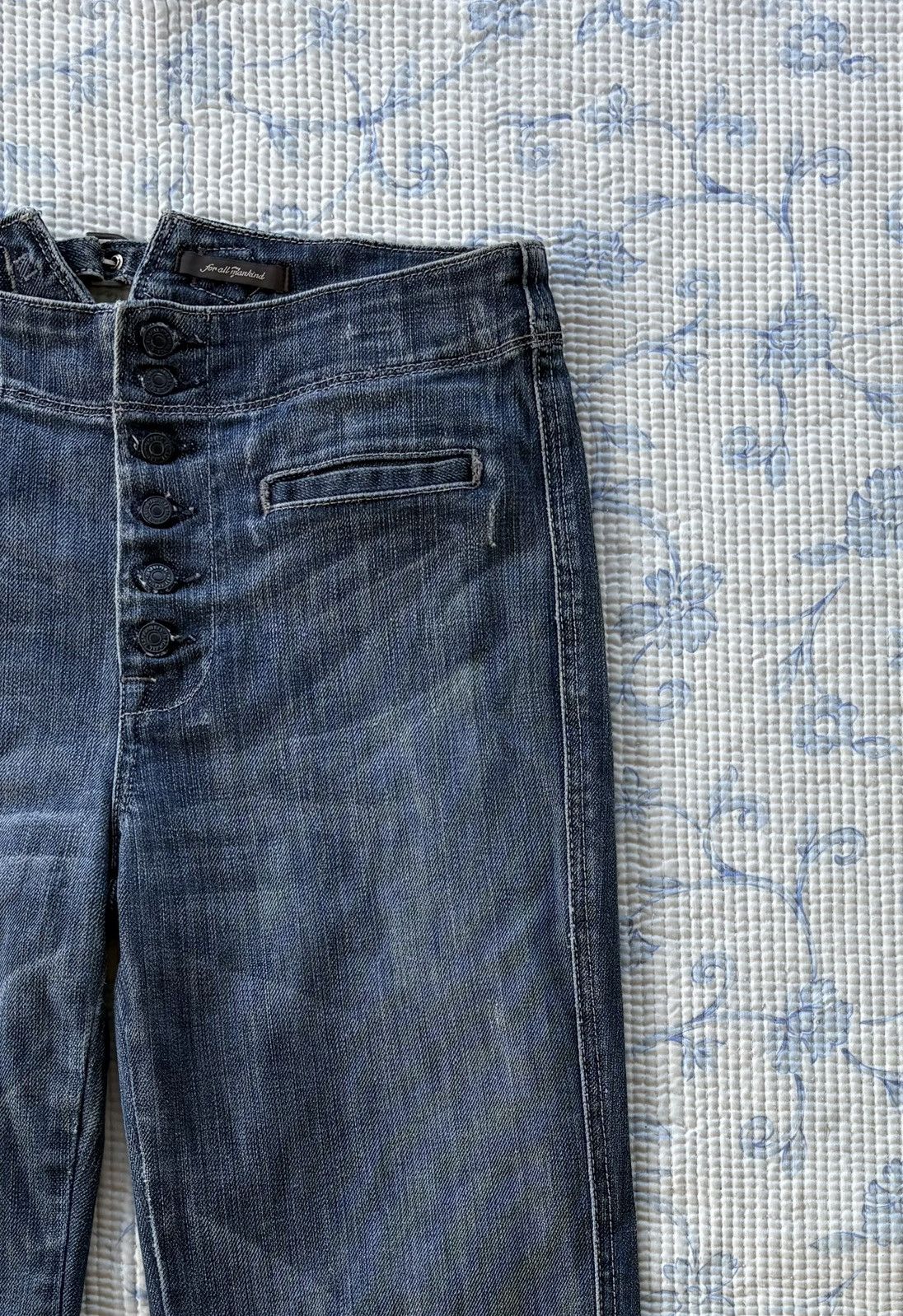 Other Seven For All Mankind Buckle Detail Bootcut Flare Rare Size US 29 - 6 Thumbnail