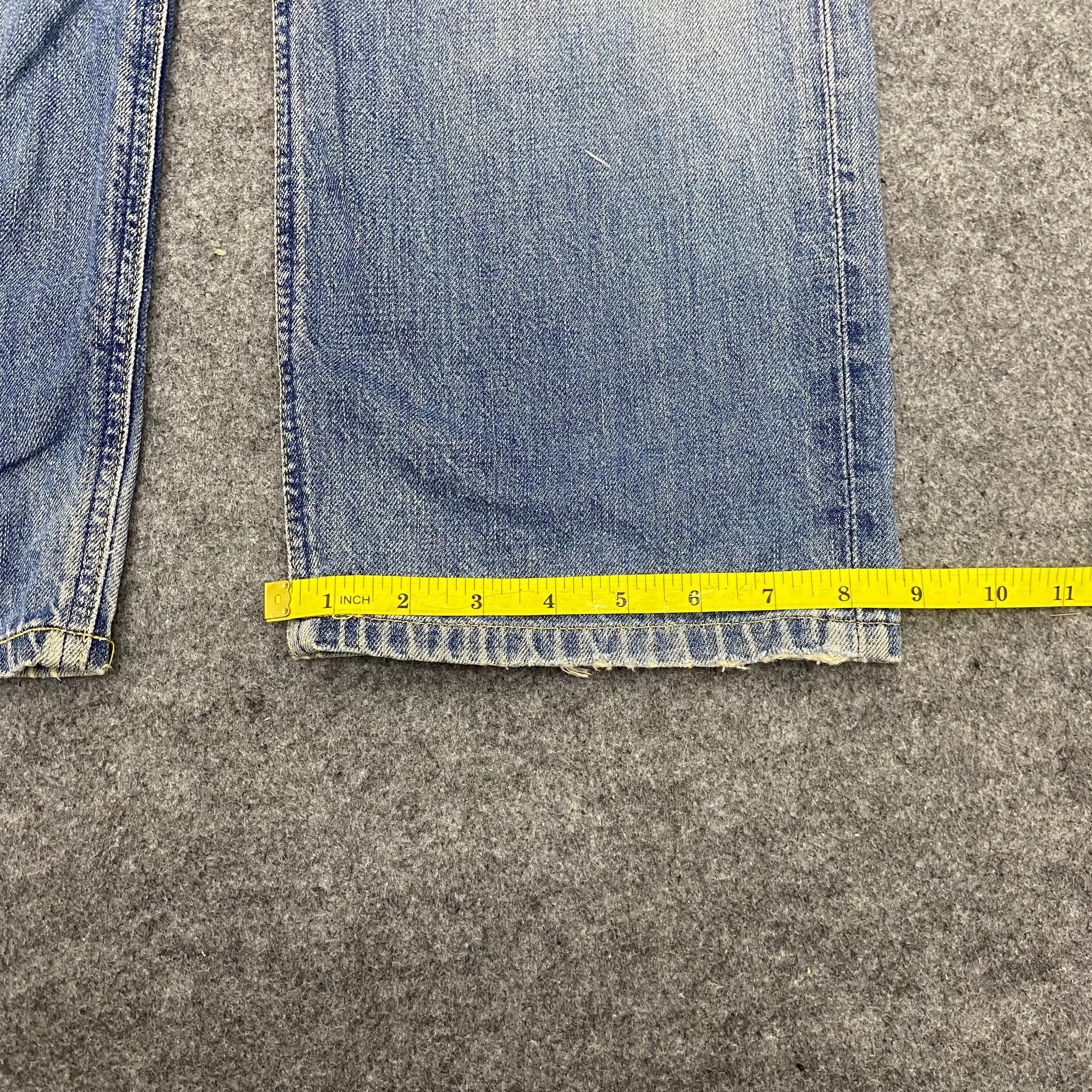 Japanese Brand 💥Best Offer💥Vintage Lee Riders Distressed Denim Size US 32 / EU 48 - 7 Thumbnail