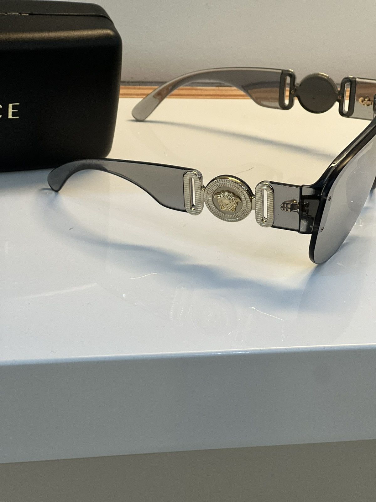 image of Versace Sunglasses in Black, Men's