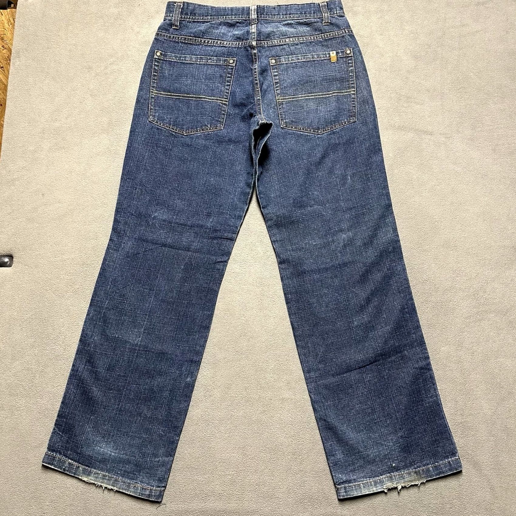 Southpole VINTAGE Southpole Jeans Mens 34 Blue Denim Wide-Leg Straight 90s GUC 5-Pocket 32 Inseam Size US 34 / EU 50 - 2 Thumbnail