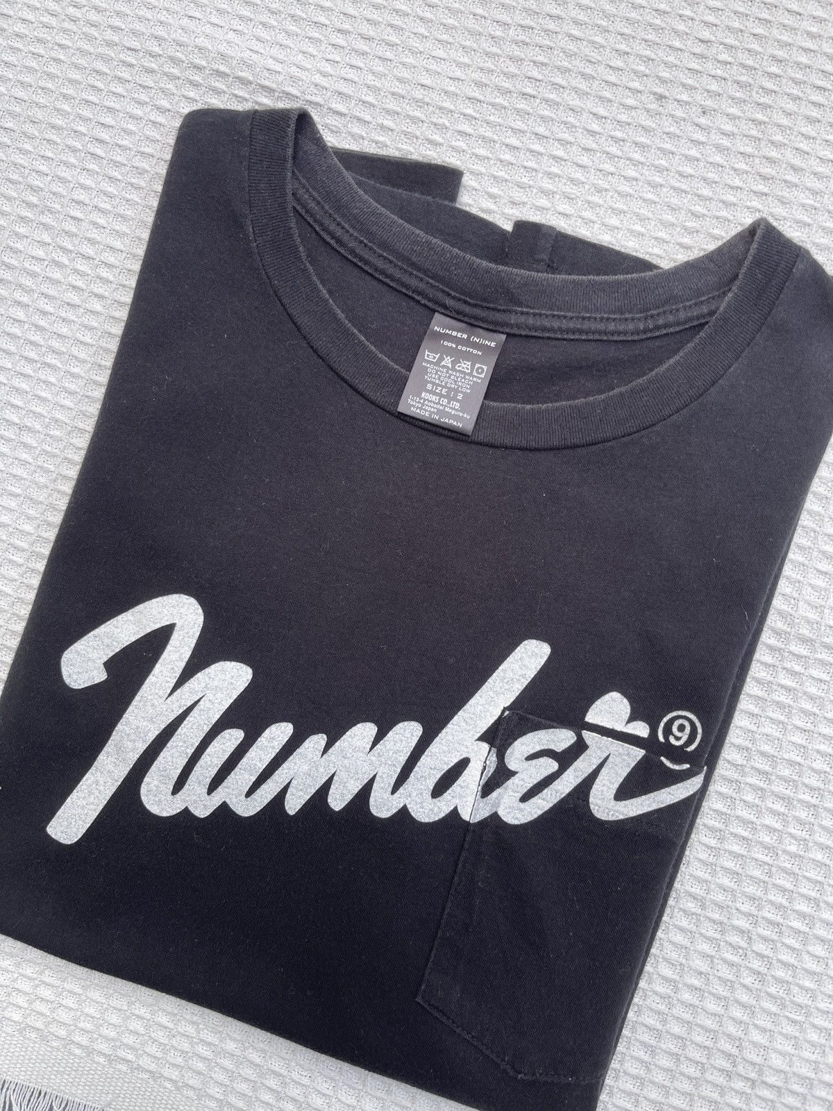 Last Drop🔥Rare🔥Number (N)ine Japan Pocket Tee