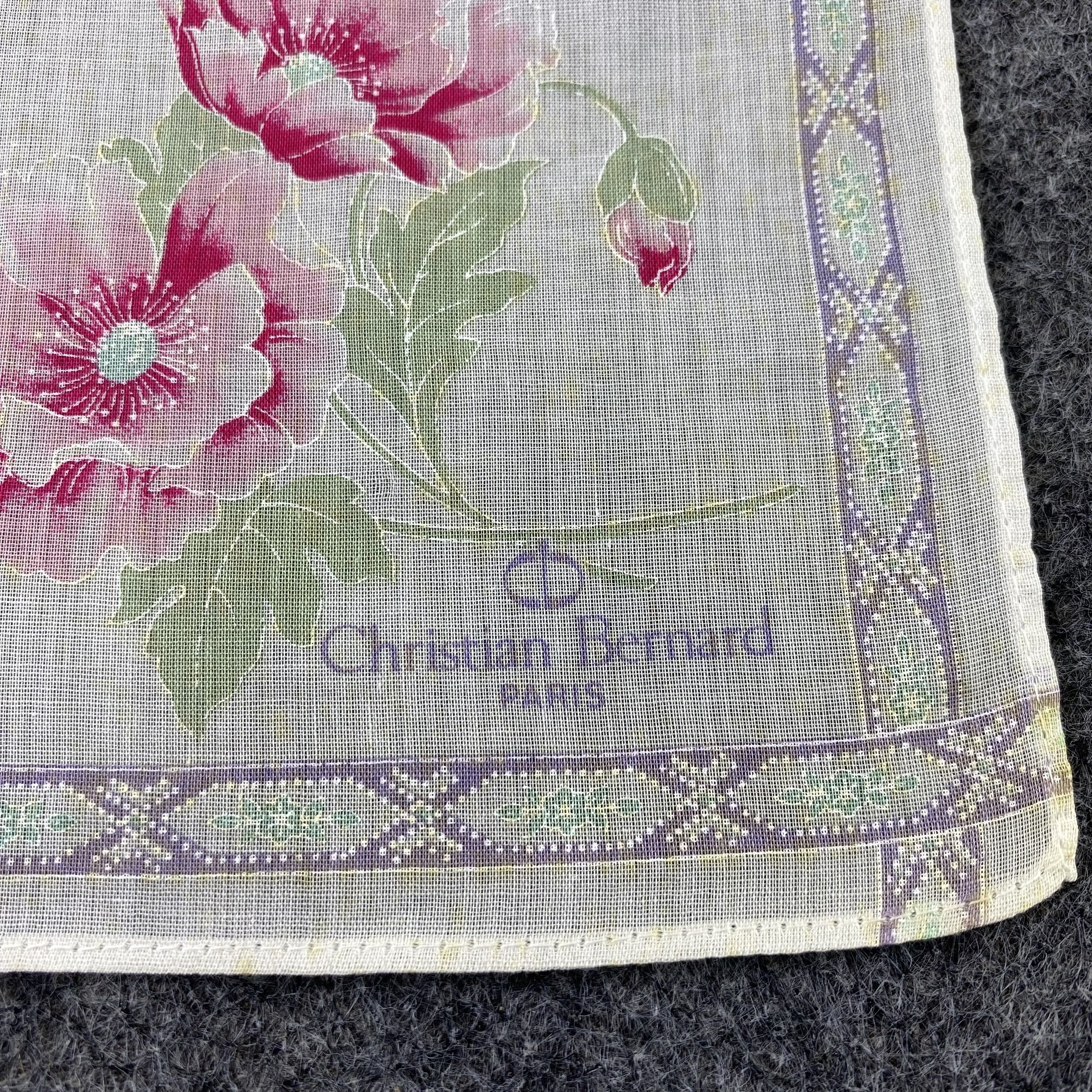 Vintage Christian Bernard Handkerchief / Bandana / Neckerchief-B1329 Size ONE SIZE - 5 Thumbnail