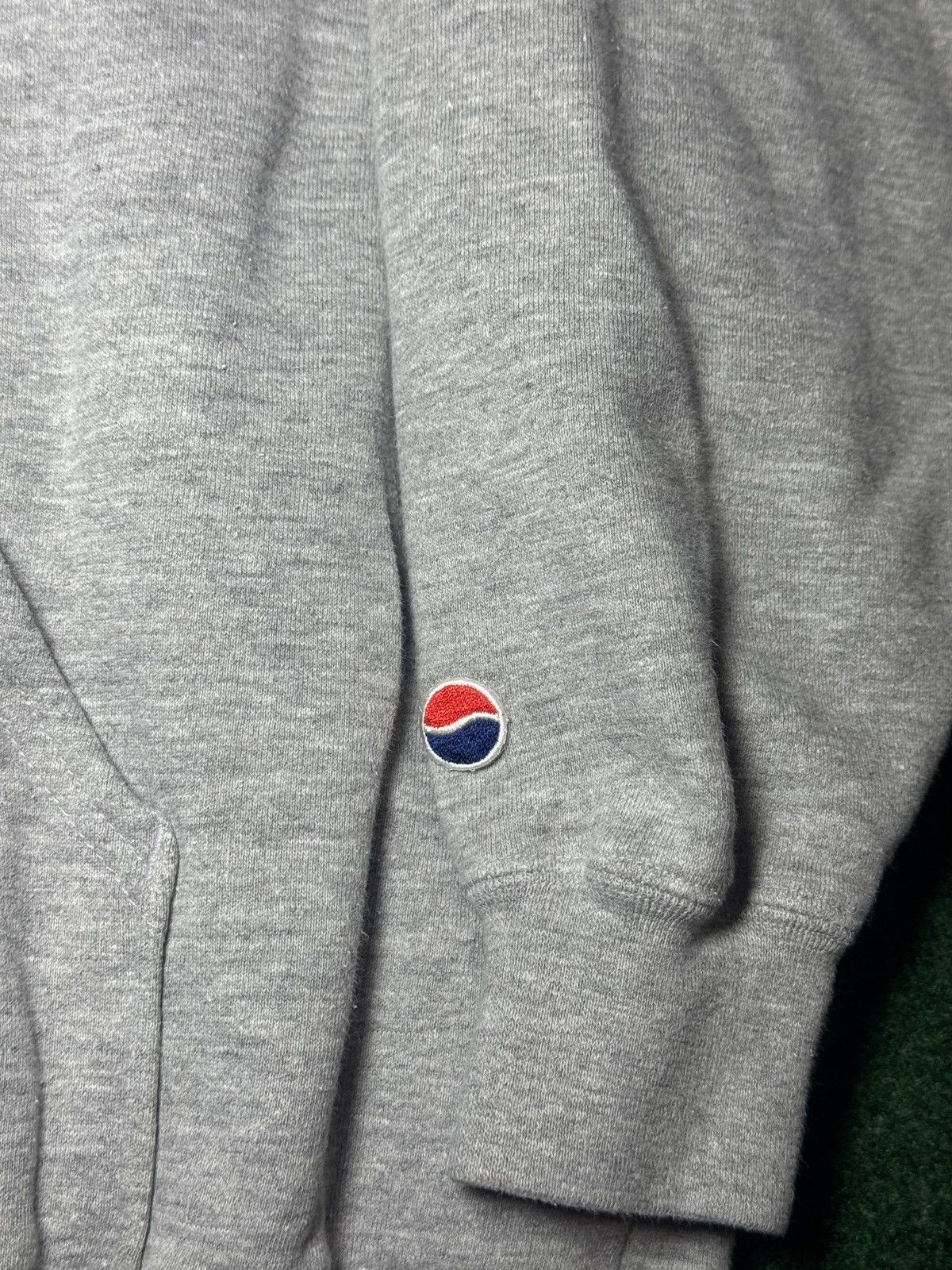 Pepsi Pepsi Boxy Hoodie 26x26 Gray Large 90s Soda Pop Sweatshirt Size US L / EU 52-54 / 3 - 3 Thumbnail