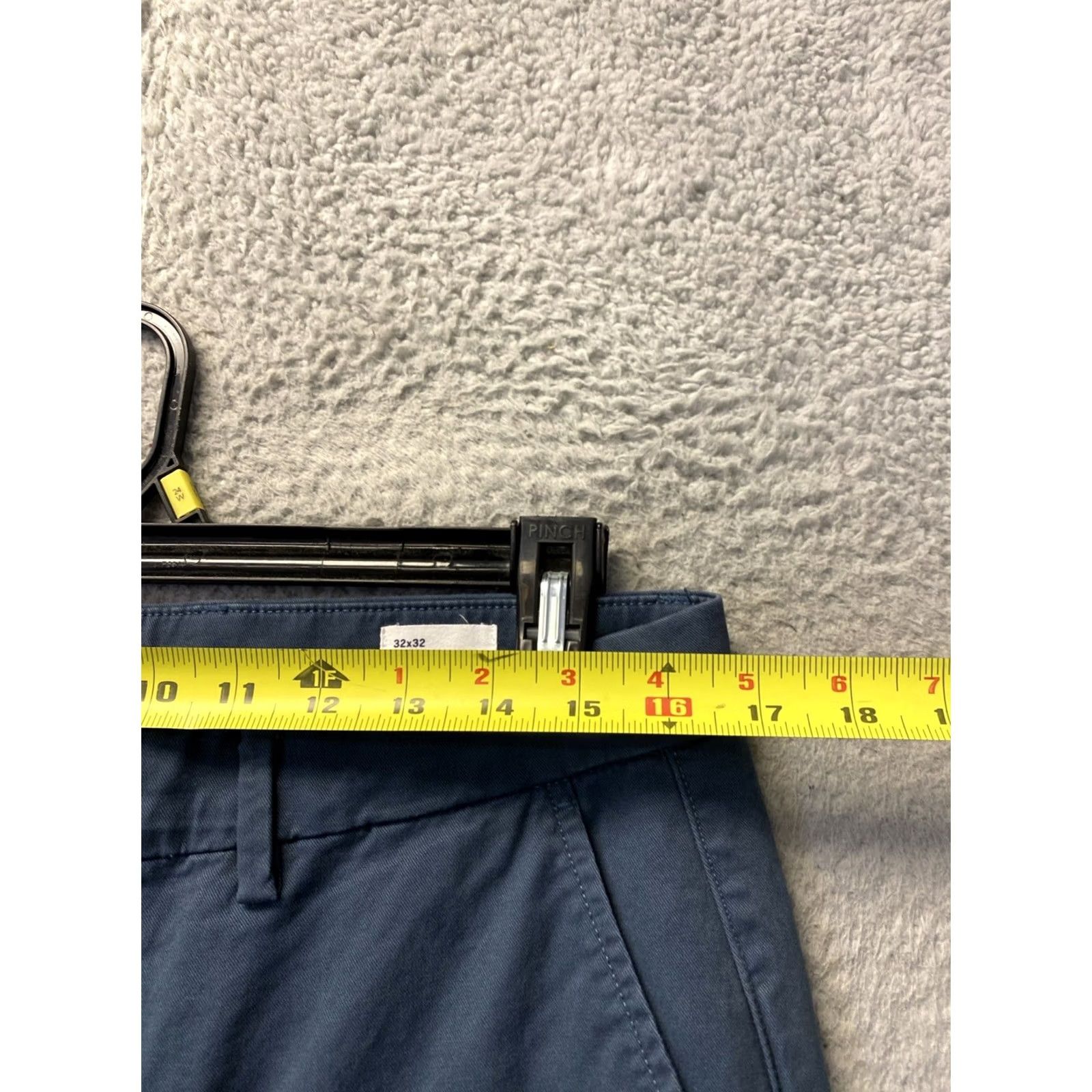 Gap Gap Khakis Chino Pants Men 32x3 Slim Navy Cotton Twill Stretch Flat Front Casual Slaj? Size US 32 / EU 48 - 5 Thumbnail