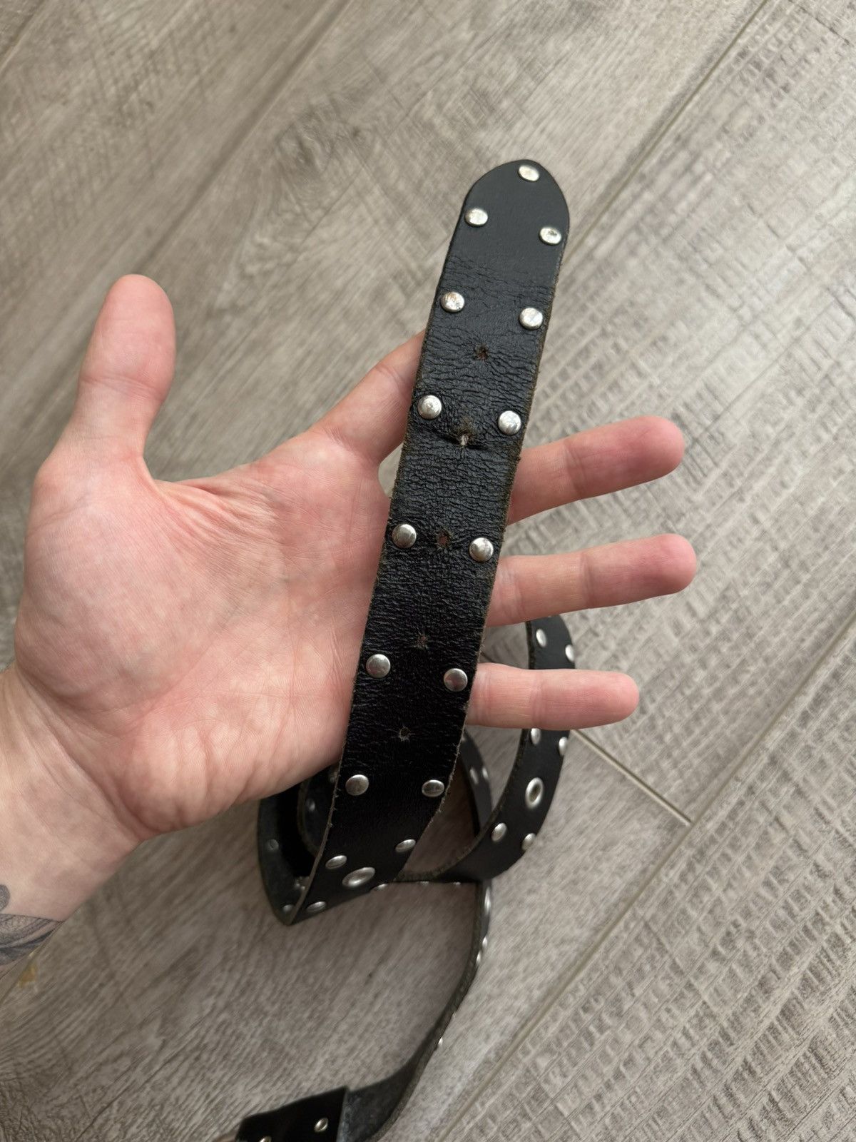 If Six Was Nine VINTAGE Y2K JAPANESE BELT ALT GOTH PUNK RAVE KANYE STYLE Size ONE SIZE - 4 Thumbnail