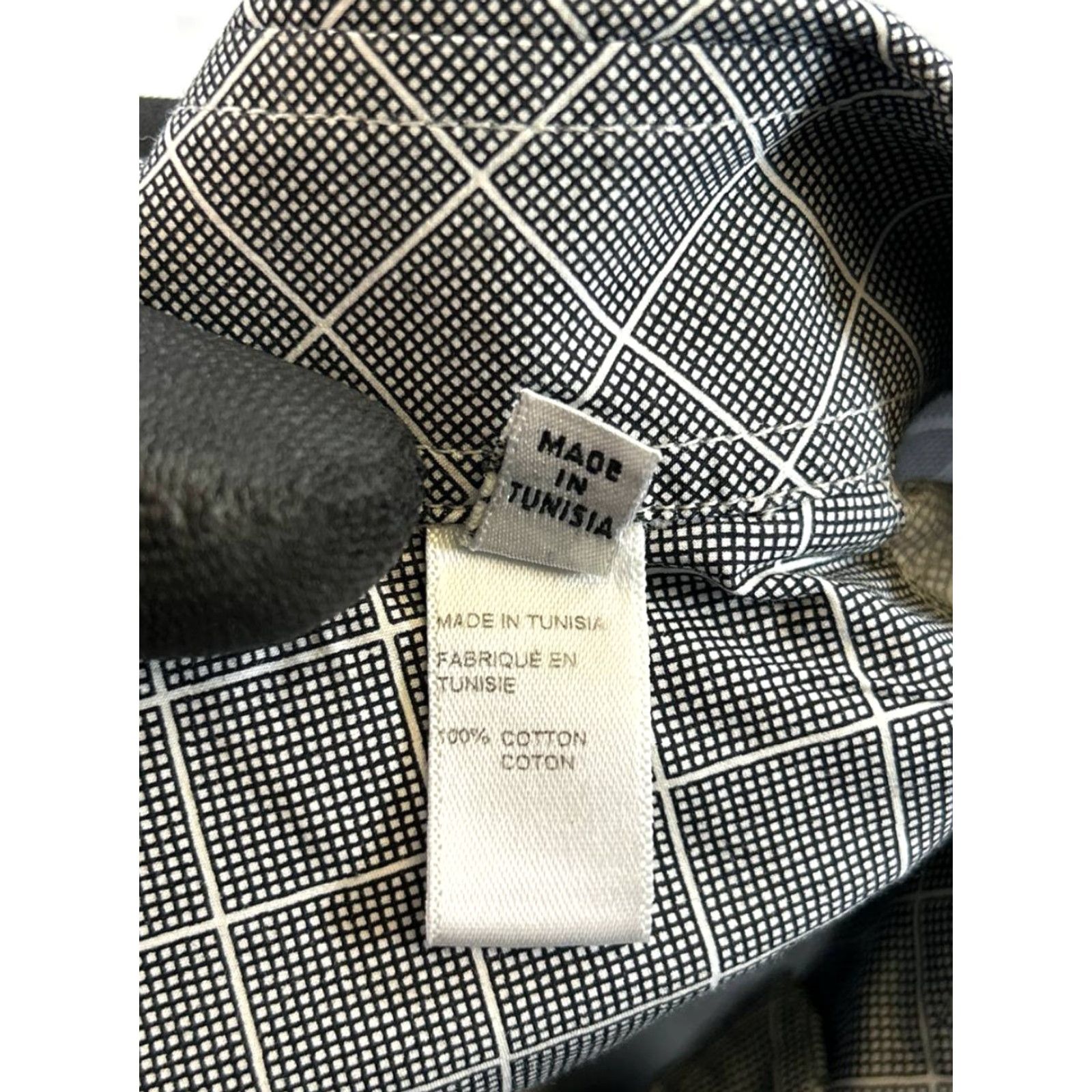 Armani Armani Collezioni Shirt Mens Large Gray Cotton Button Up Size US L / EU 52-54 / 3 - 4 Thumbnail