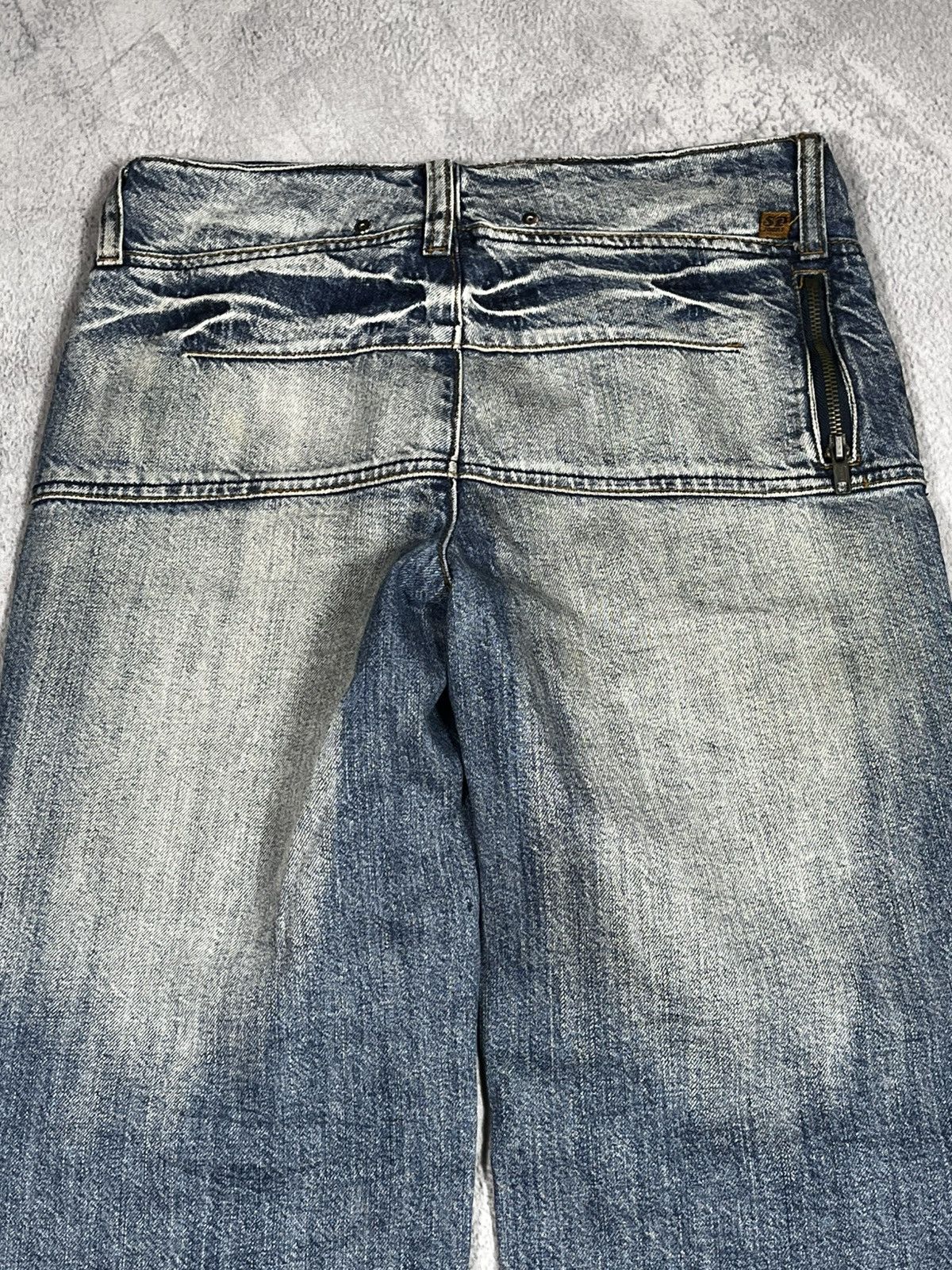 Japanese Brand × Vintage Vintage Y2K wide faded denim jeans 00s style XS Size 27" / US 4 / IT 40 - 7 Thumbnail