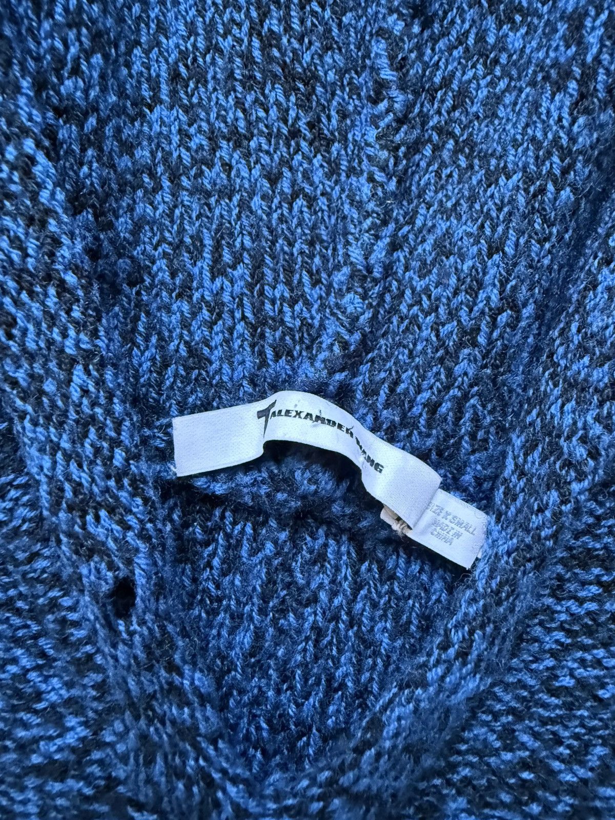 Alexander Wang Vintage Alexander Wang Wool-Blend Knit Hoodie Size US XS / EU 42 / 0 - 3 Thumbnail