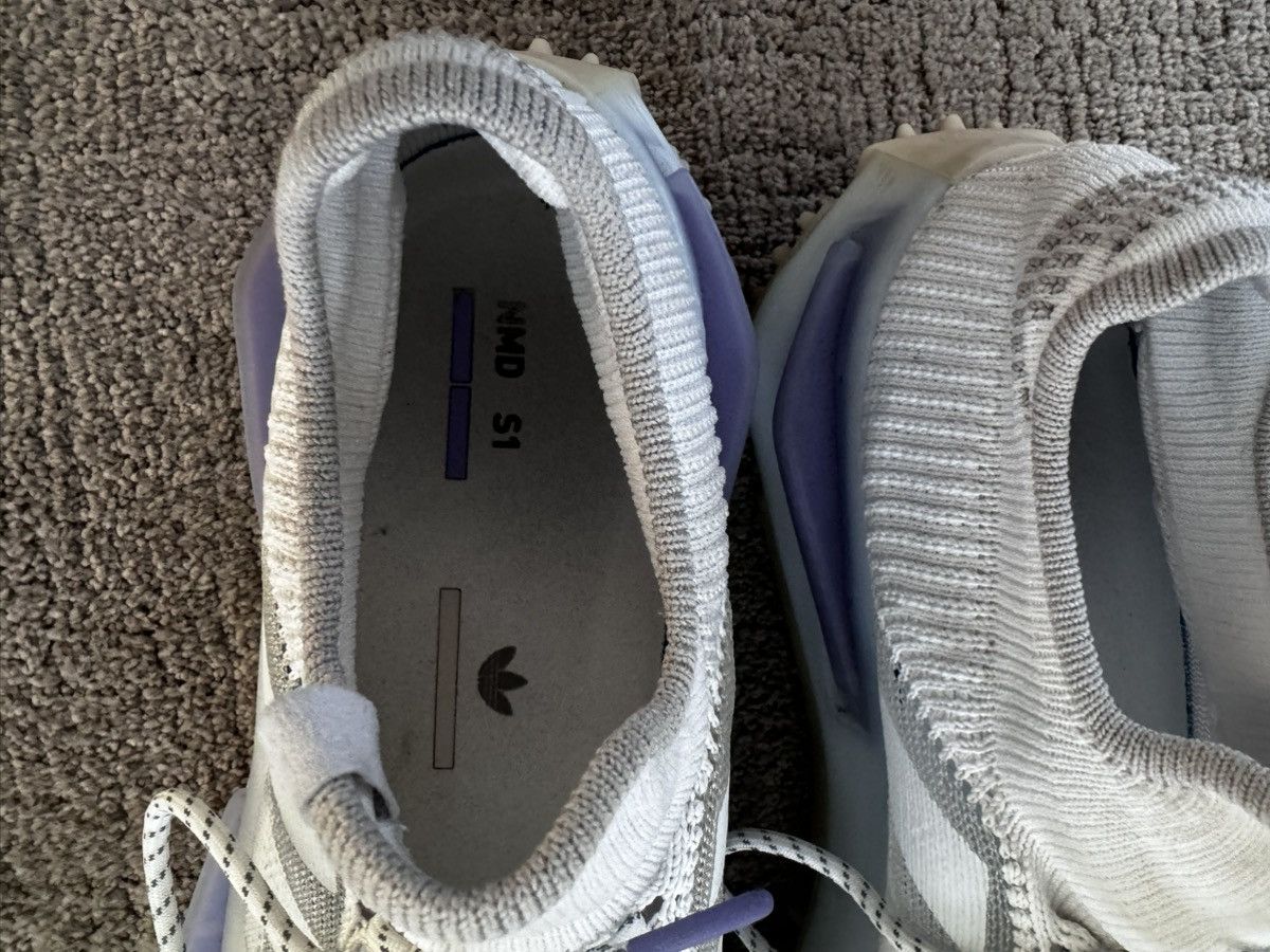 Adidas adidas NMD S1 White Light Purple Sneakers Size US 12 / EU 45 - 6 Thumbnail