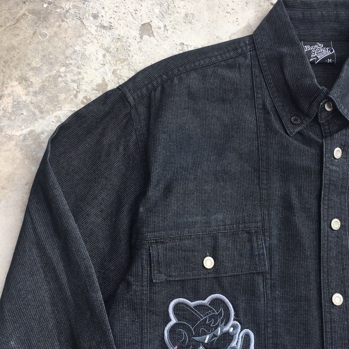 Japanese Brand Vintage Black Gang Magixson Button Ups Shirt Size US M / EU 48-50 / 2 - 4 Thumbnail