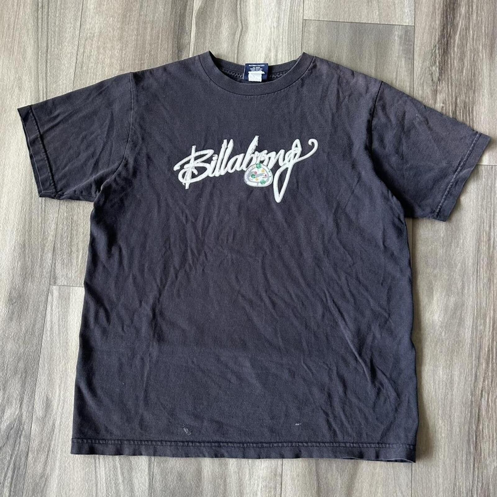 Billabong Vintage 90’s Billabong black surf tee Size M center hit Size US M / EU 48-50 / 2 - 1 Thumbnail