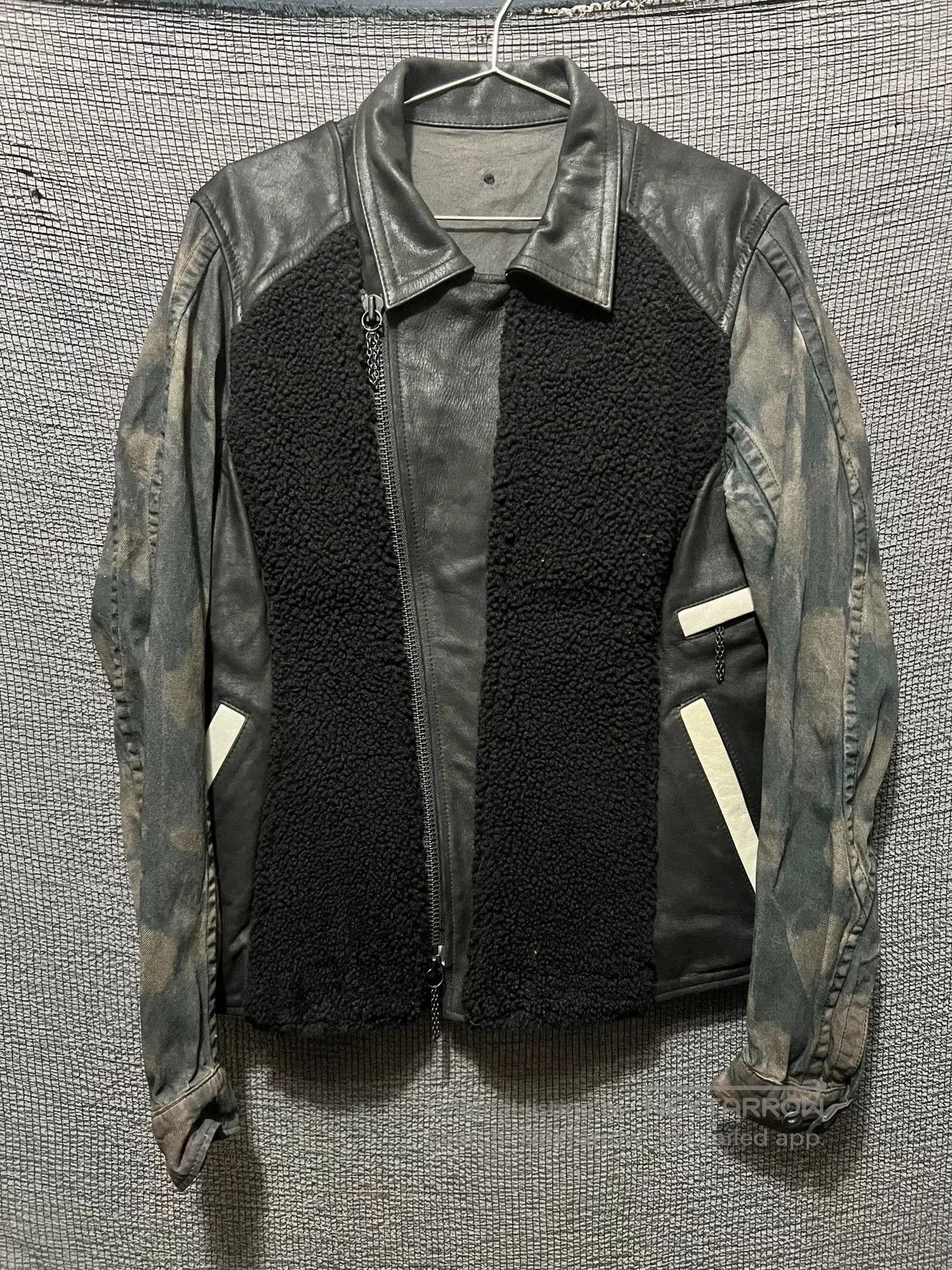 SIVA Siva Dark Fur Leather Jacket. Size US L / EU 52-54 / 3 - 2 Thumbnail