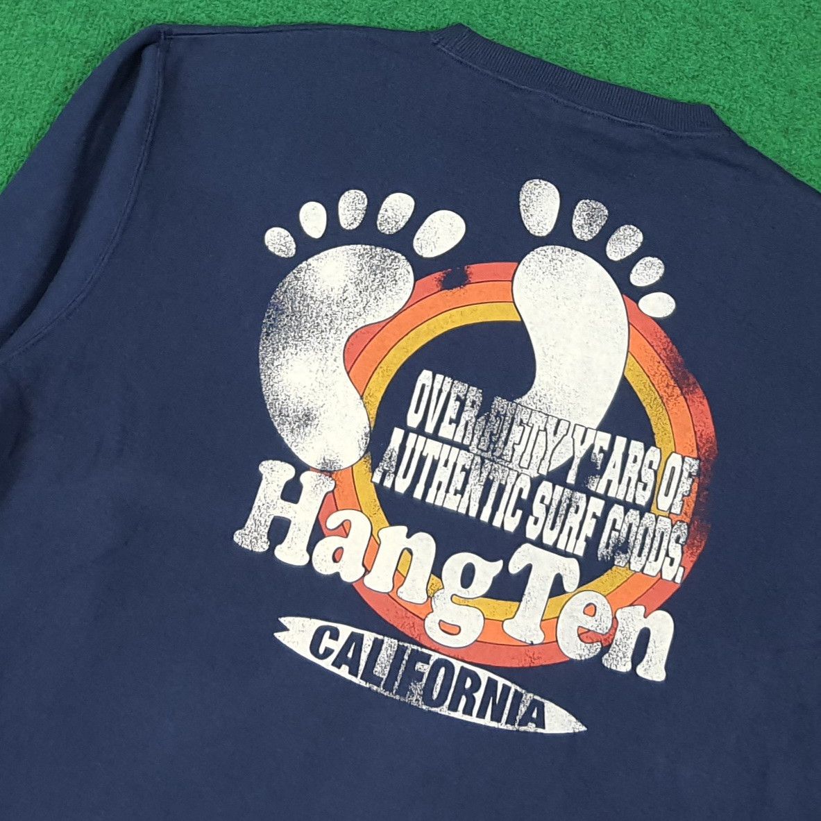 Hang Ten Vintage Hang Ten California Surf Brand Sweatshirt C296N6 Size US XL / EU 56 / 4 - 2 Thumbnail