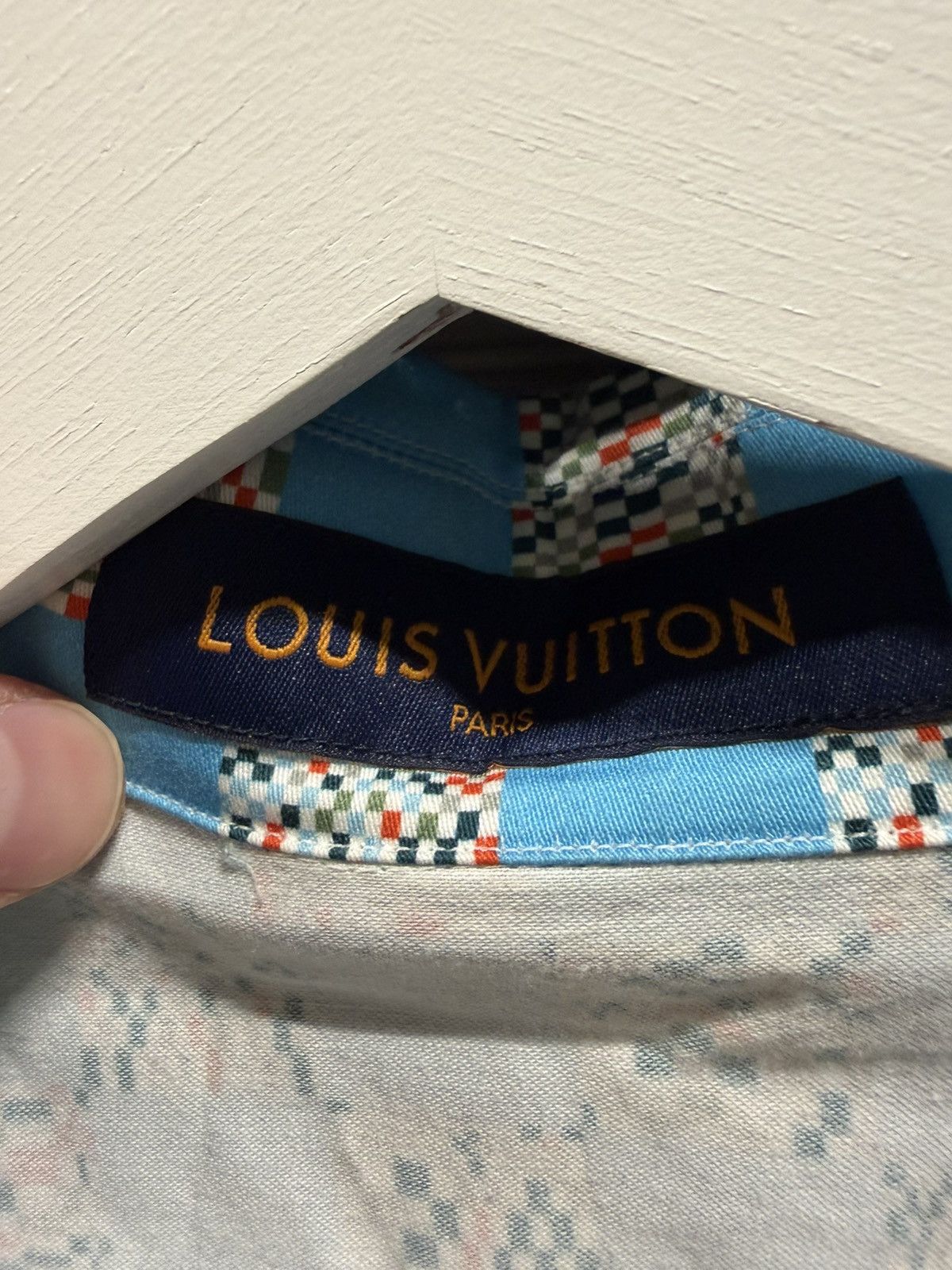 Louis Vuitton Louis Vuitton Damier Printed Bowling Shirt NEW 1250$ Size US L / EU 52-54 / 3 - 3 Thumbnail