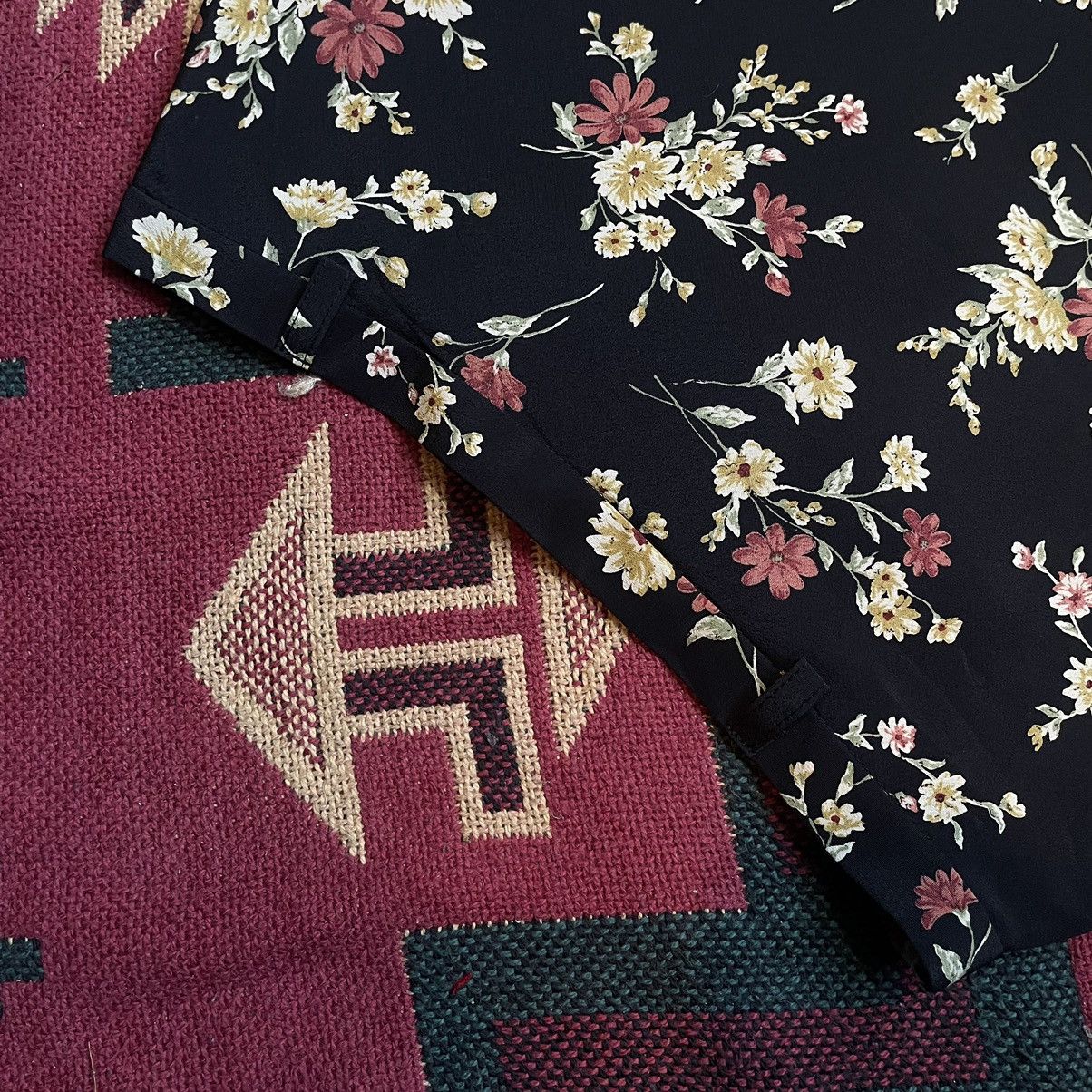 20471120 × If Six Was Nine Y2K Japanese Baby Girl Type Floral Silk Mini Skirt Size 27" / US 4 / IT 40 - 2 Thumbnail