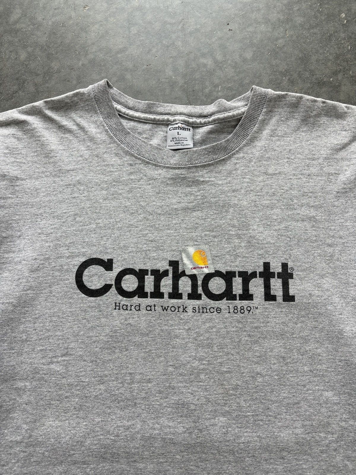 Carhartt Vintage Y2K Carhartt Logo Graphic Tee Size US L / EU 52-54 / 3 - 2 Thumbnail