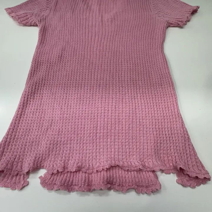 Chanel Chanel Pink Short Sleeve Knit Top Size XS / US 0-2 / IT 36-38 - 9 Thumbnail