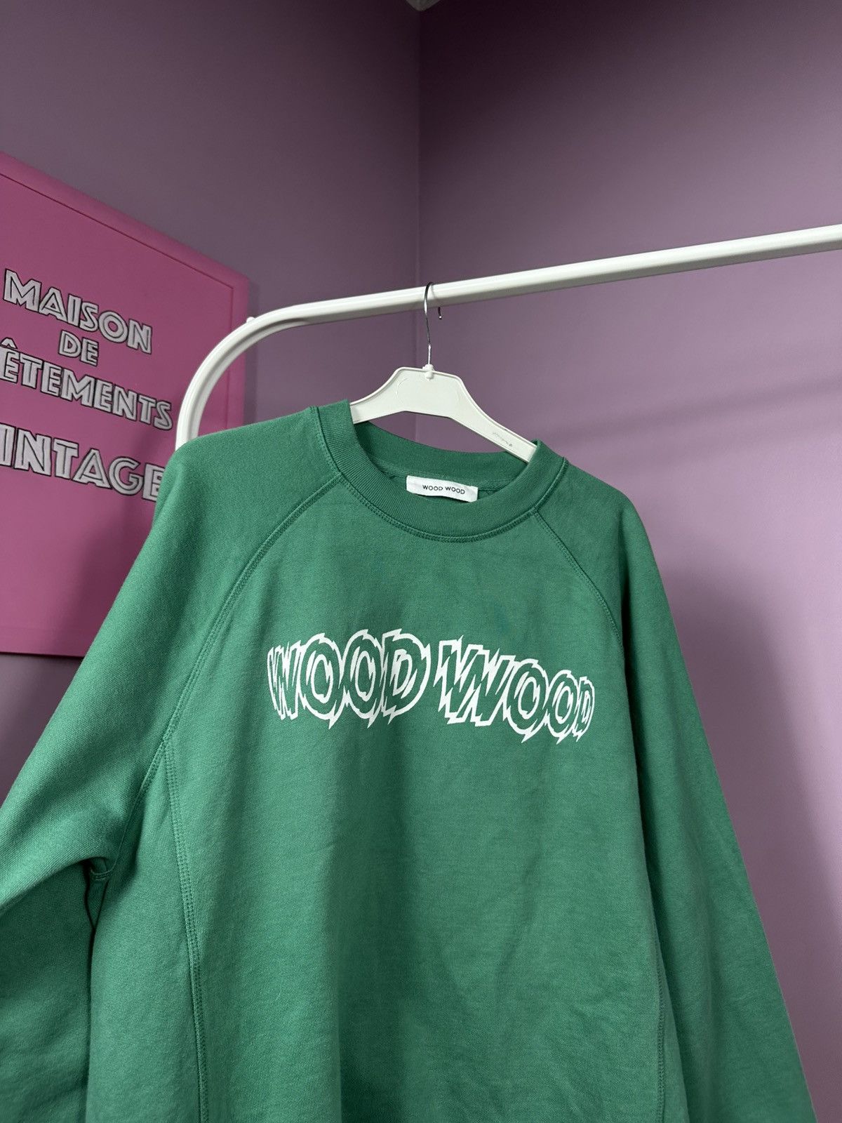 Wood Wood Wood Wood Hester Organic Cotton Sweatshirt Crewneck Logo Size US M / EU 48-50 / 2 - 11 Thumbnail
