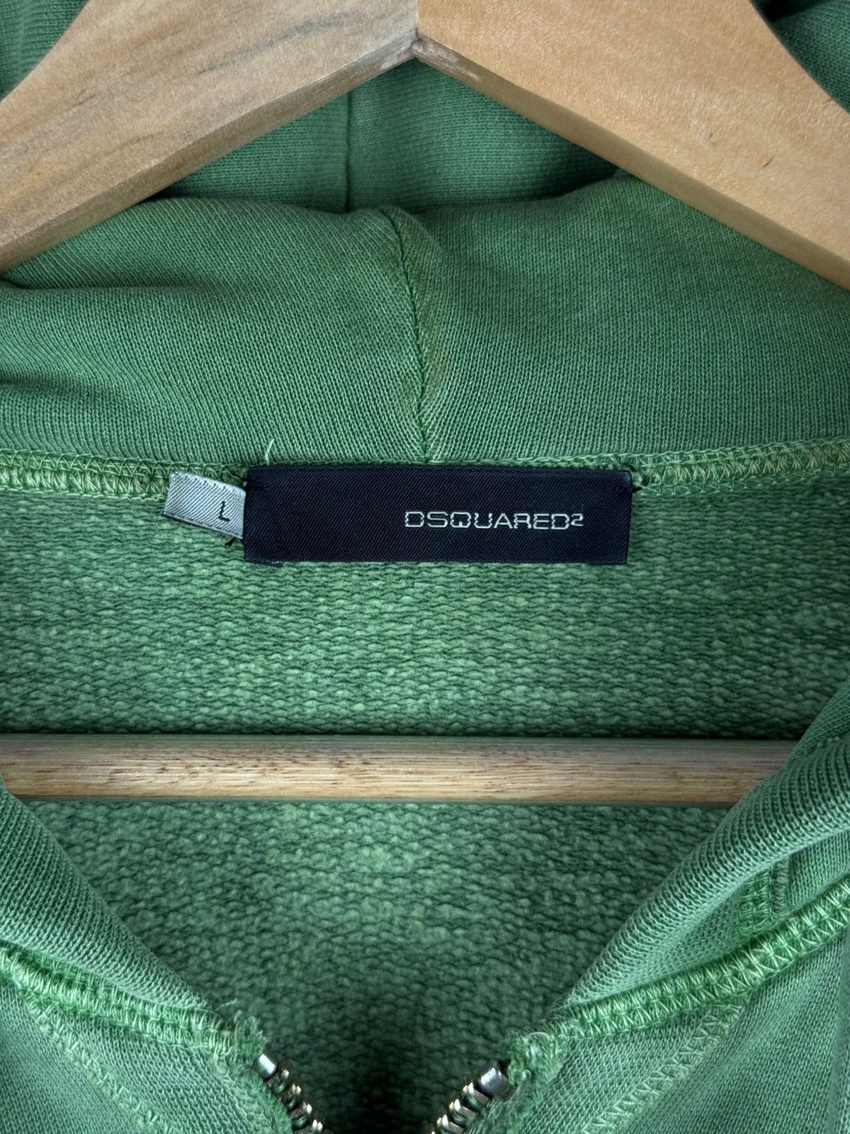 Dsquared2 Dsquared Men’s Full Zip Chest Logo Drawstring Cotton Hoodie Size US L / EU 52-54 / 3 - 10 Thumbnail