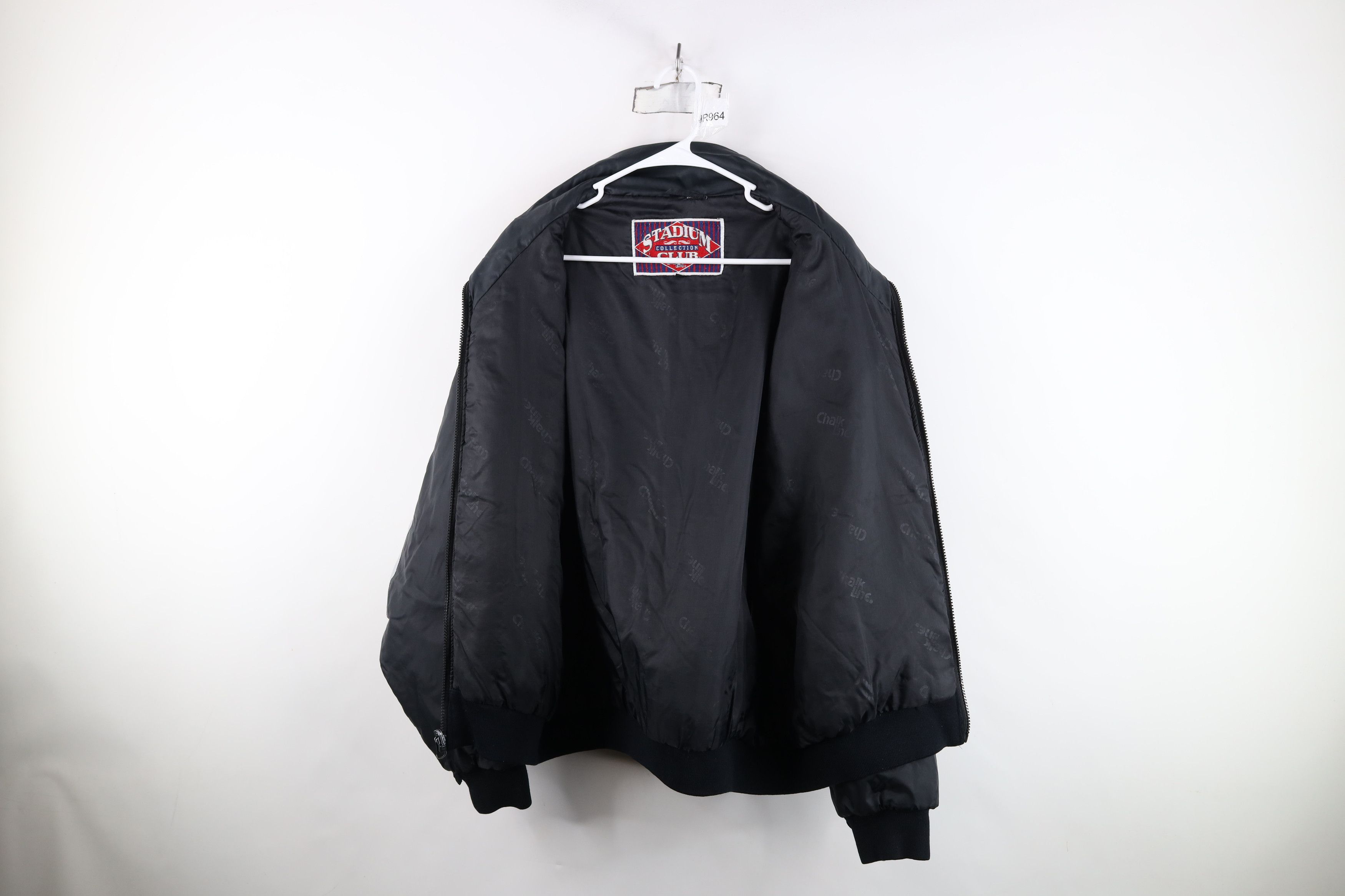 Vintage Vintage 90s LA Los Angeles Raiders Football Jacket Black NWA Size US XXL / EU 58 / 5 - 10 Thumbnail